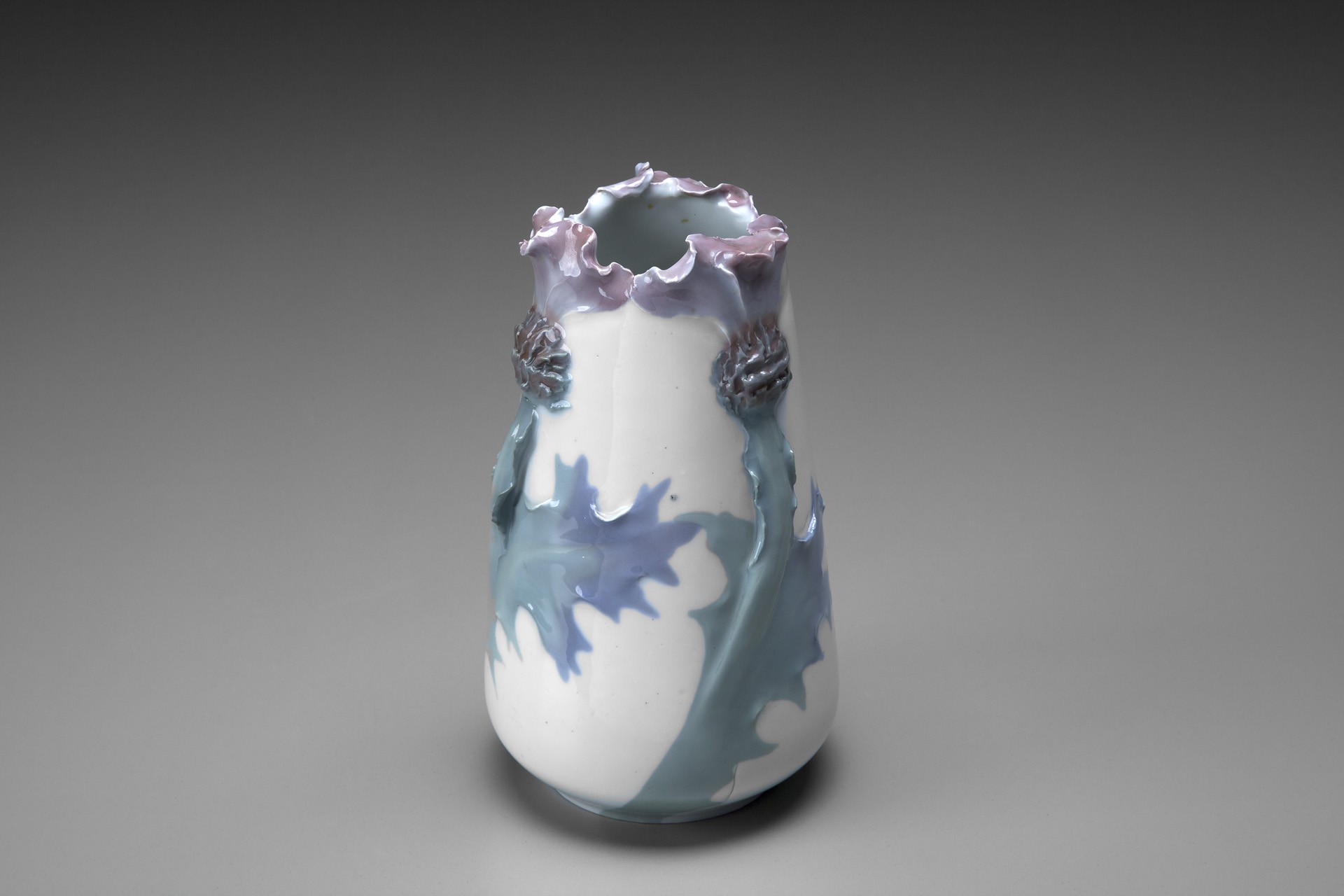 Art Nouveau Thistle Vase image 3