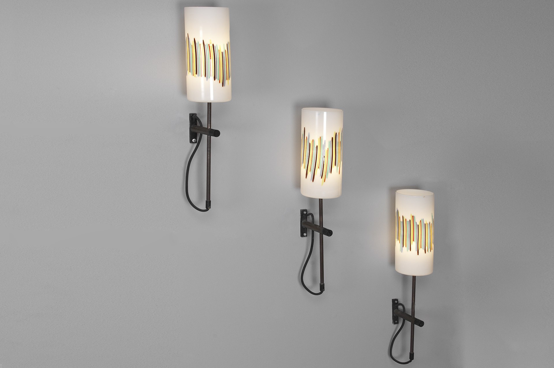 Three Murano Wall Lamps