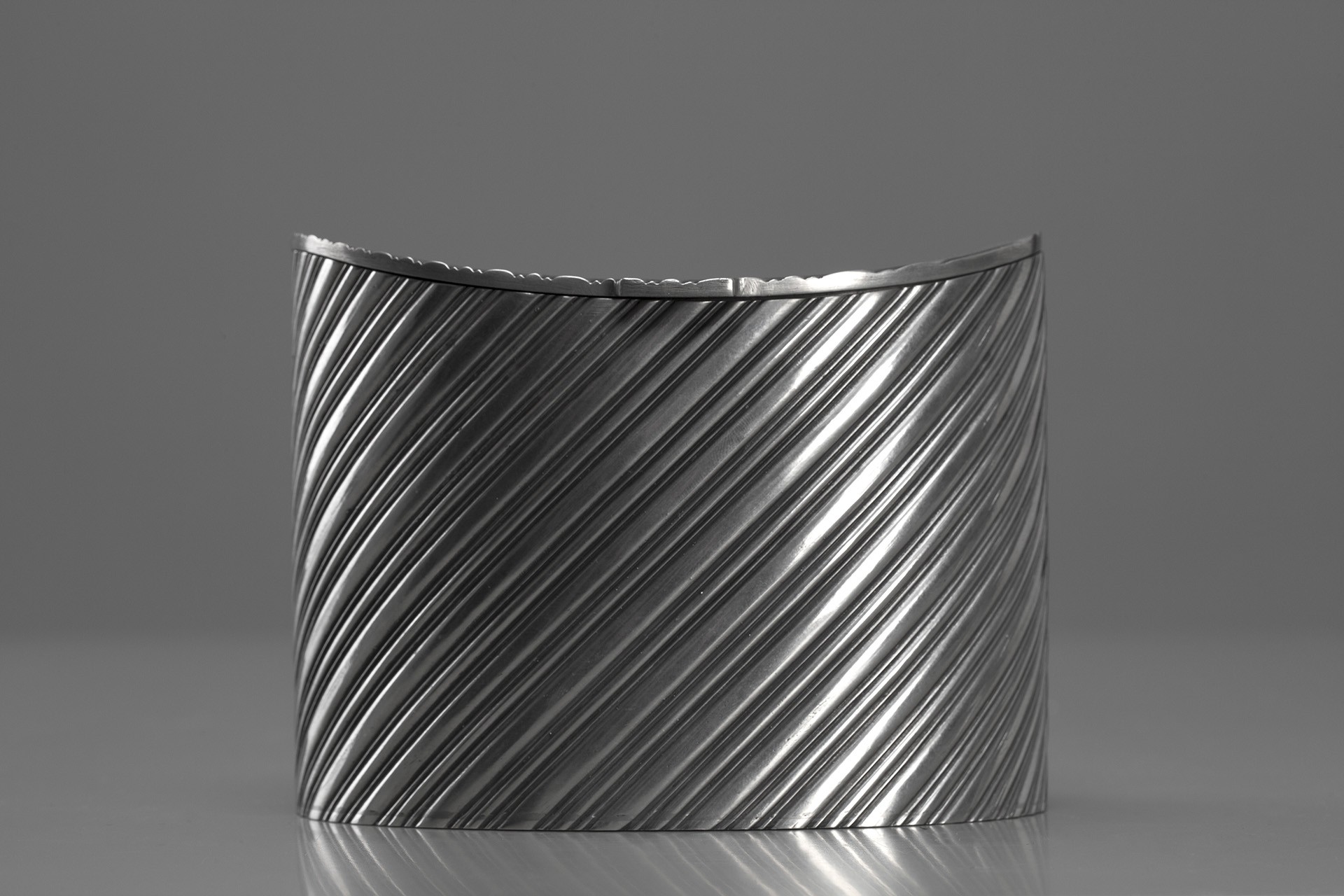Lidded Pewter Box