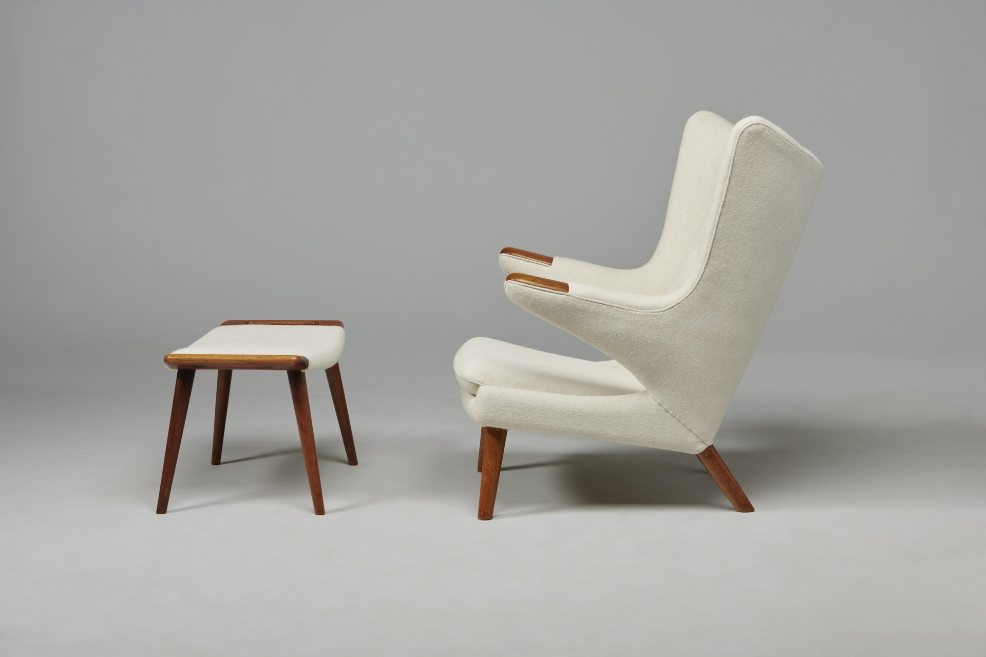'Papa Bear' Armchair and Ottoman image 3