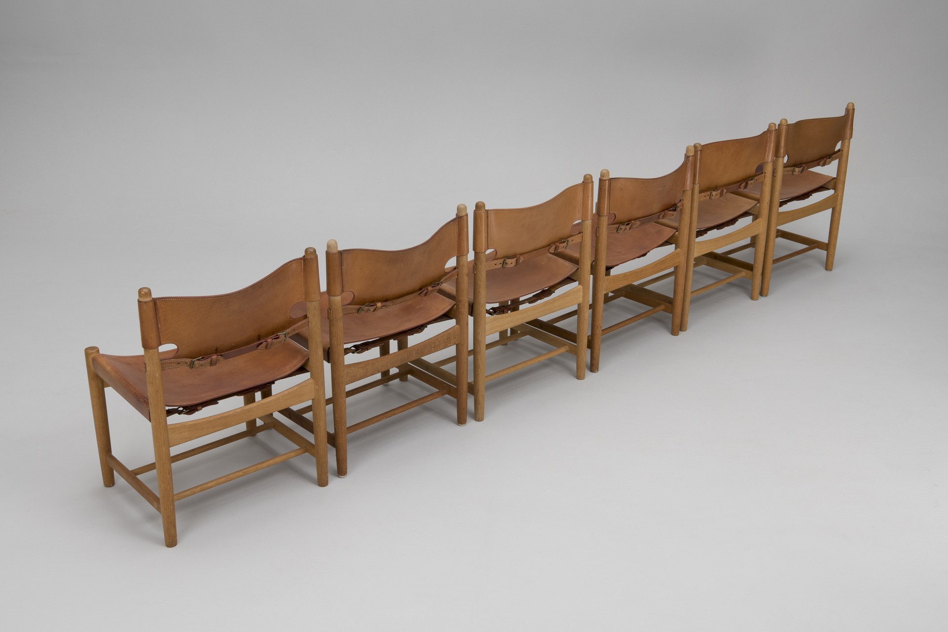 Set of Six 'Hunting' Chairs, Model no. 3227 image 4