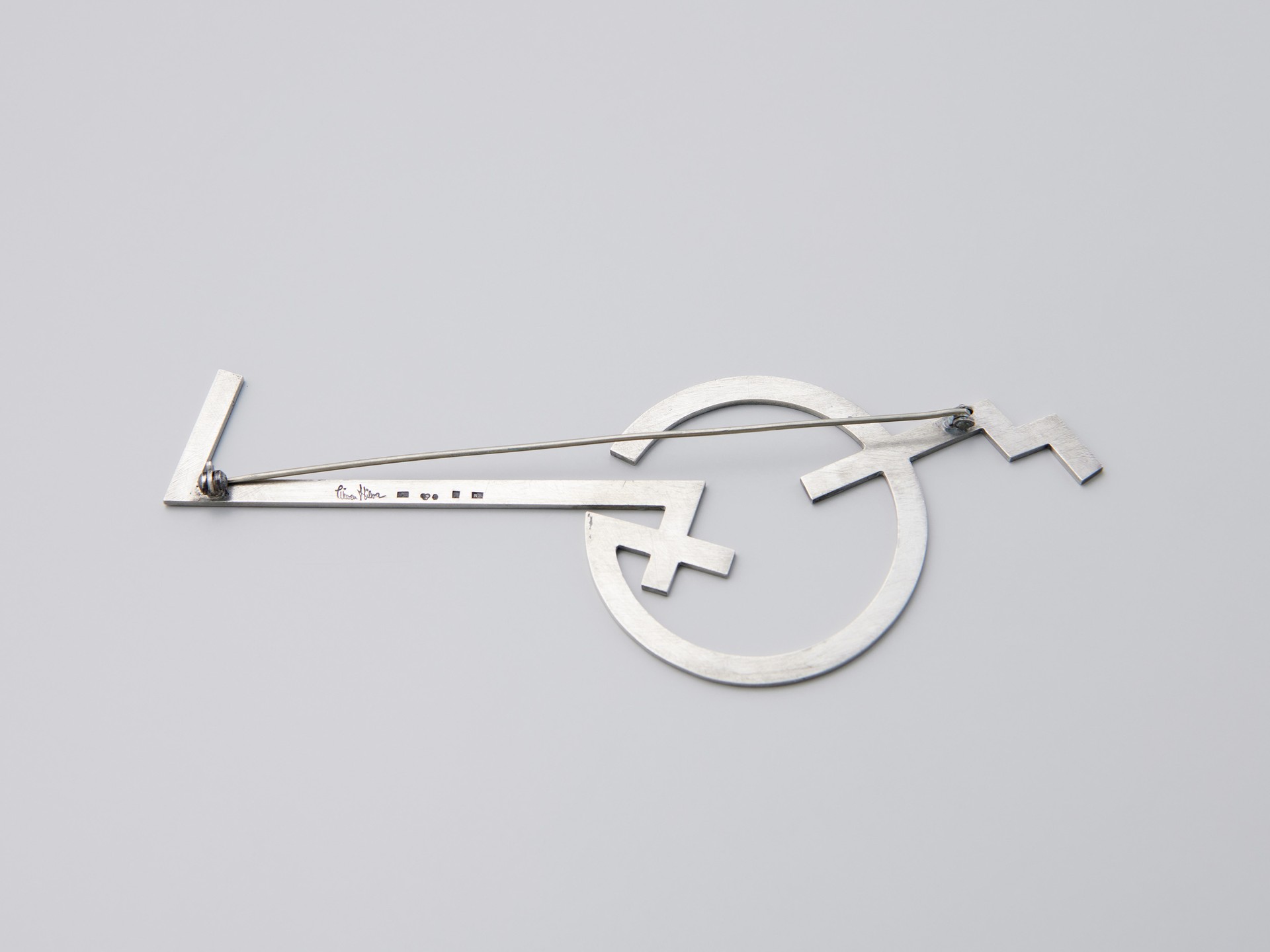 Brooch Monogram 'GZ' image 2
