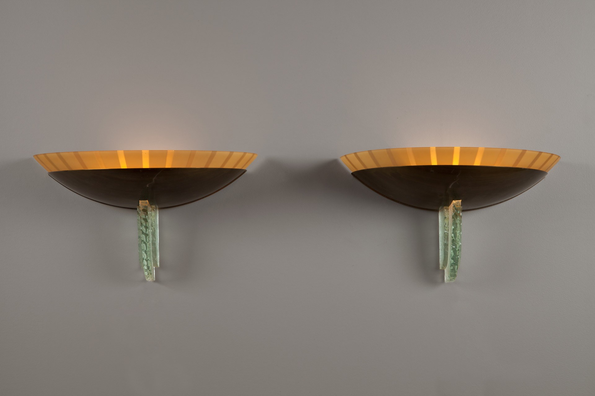 Pair of 1940s Wall Lamps