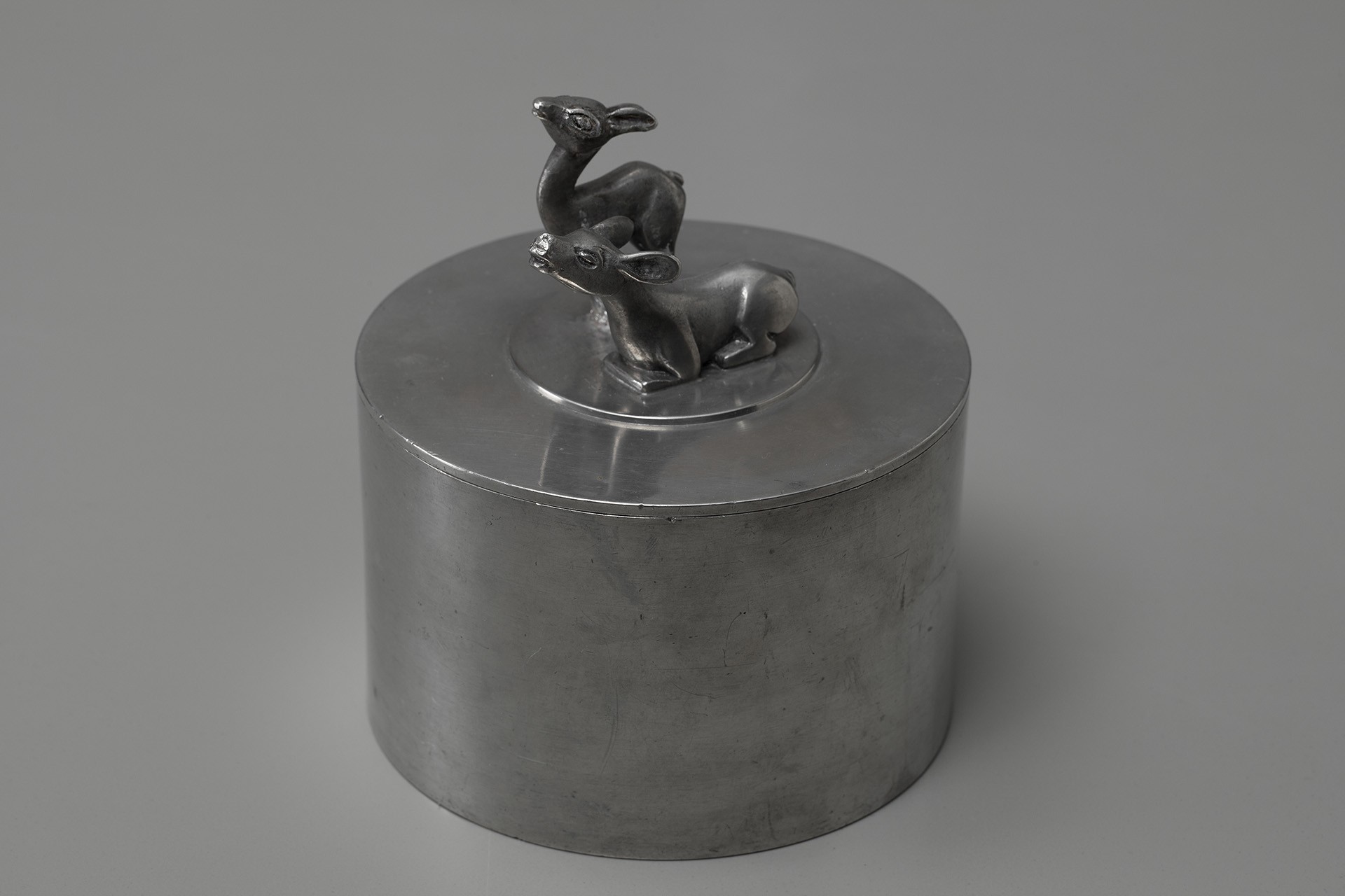 Pewter Jar With Lid image 2