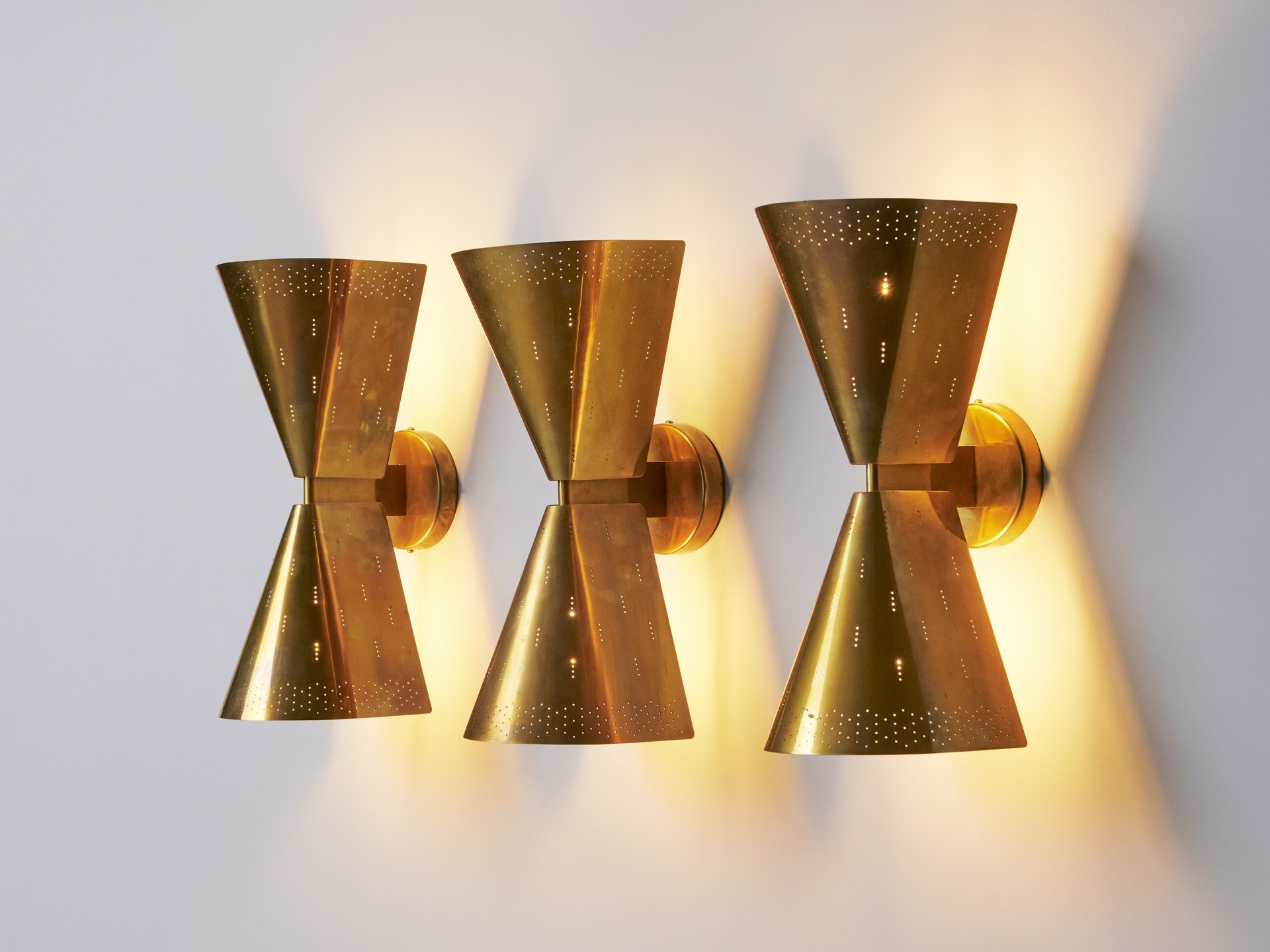 Set of Three Wall Lights image 2