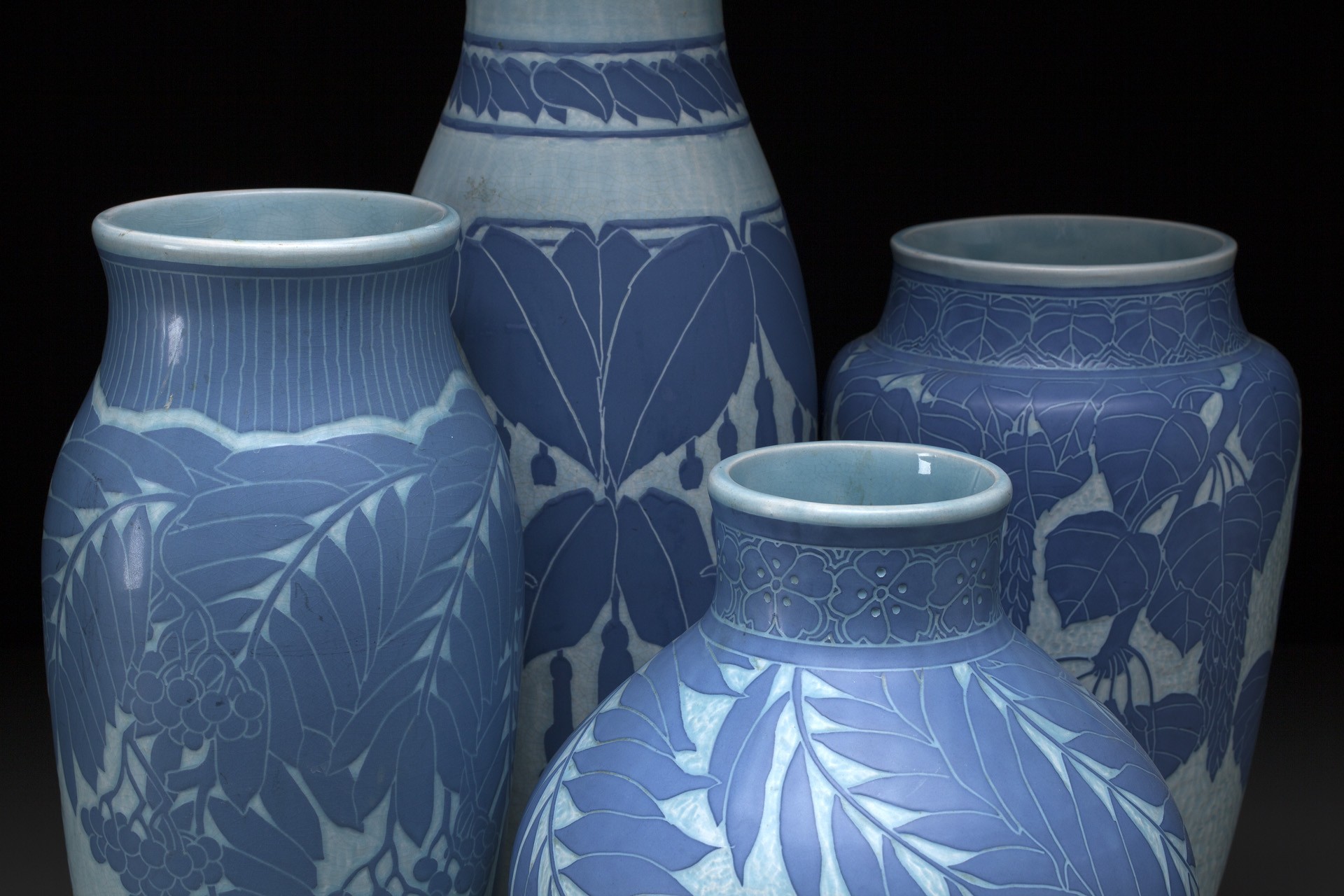 Group of Four Josef Ekberg Vases image 2