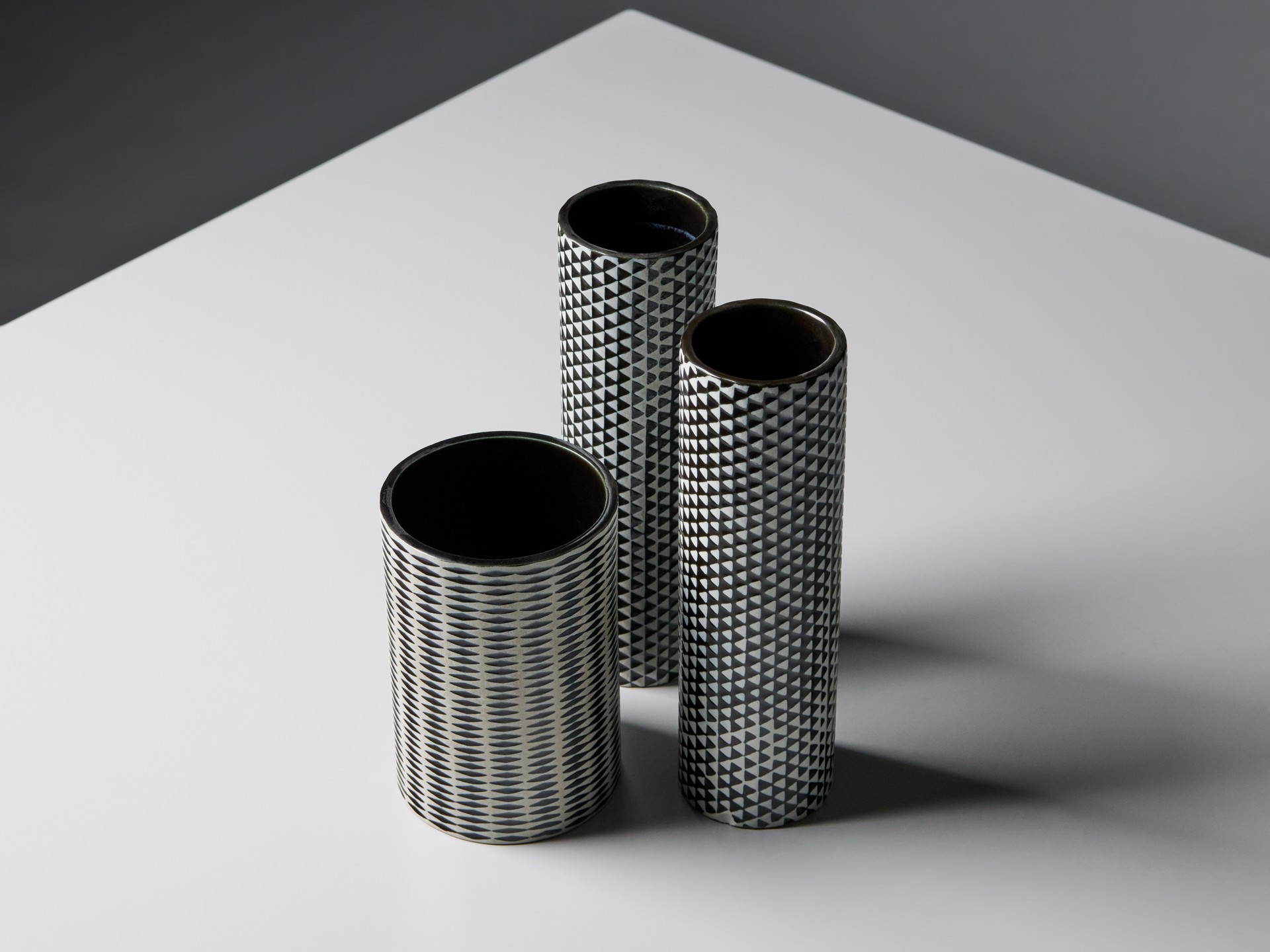 Three 'Domino' Vases image 3