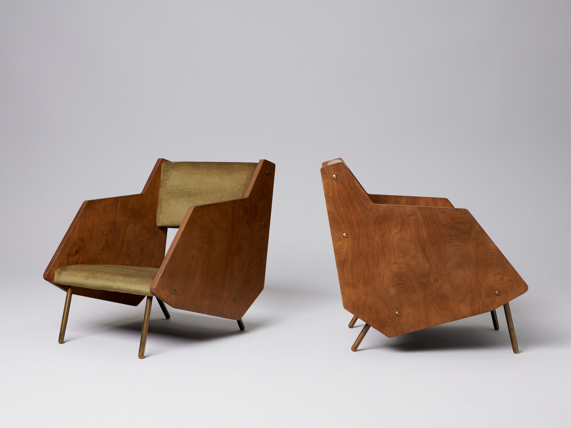 Set of Four Lounge Chairs image 4