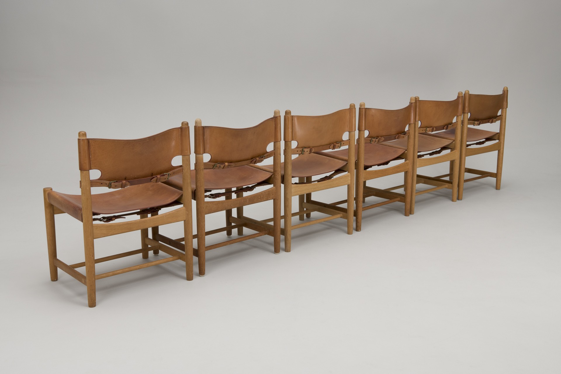 Set of Six 'Hunting' Chairs, Model no. 3227 image 3