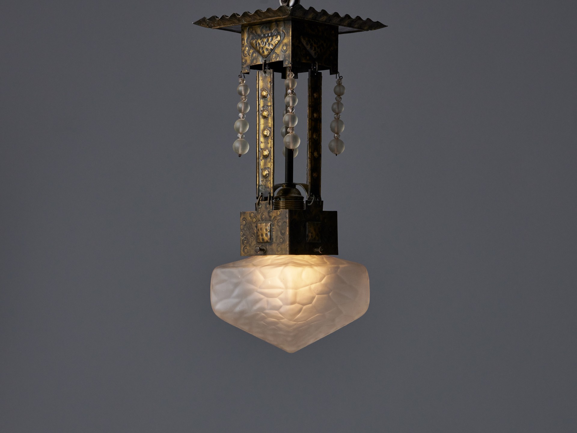 Art Nouveau Ceiling Lamp image 2