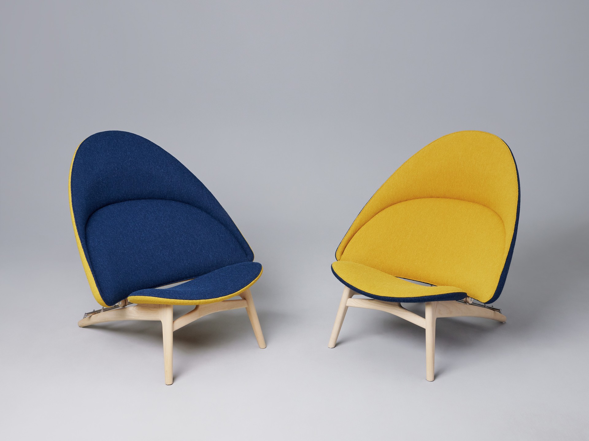 Two Unique Adjustable Lounge Chairs