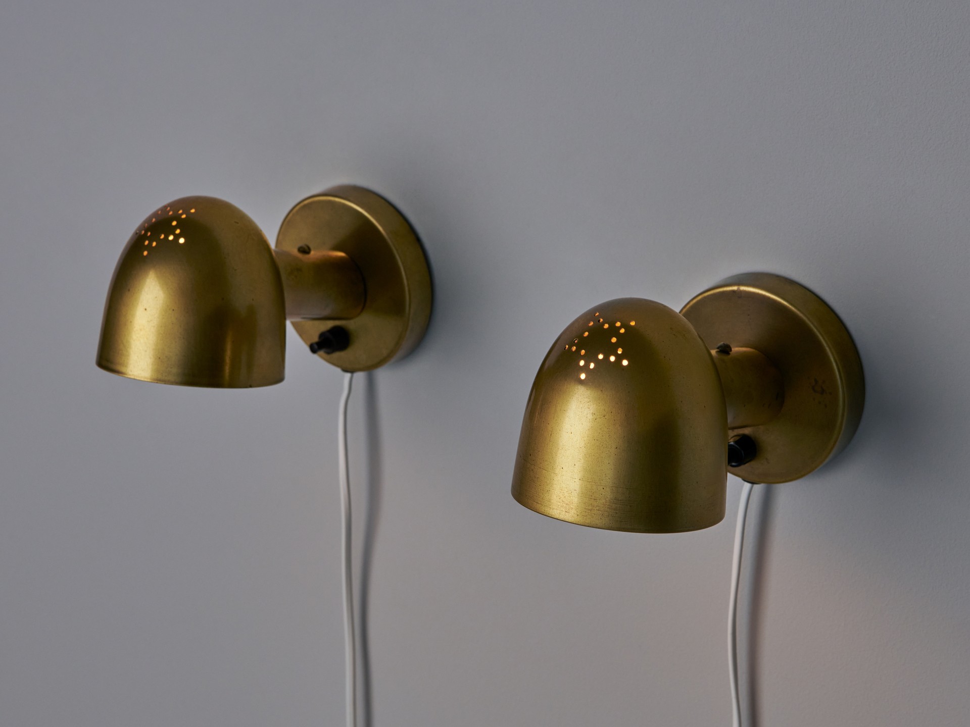 Pair of Small Danish Wall Lamps image 8