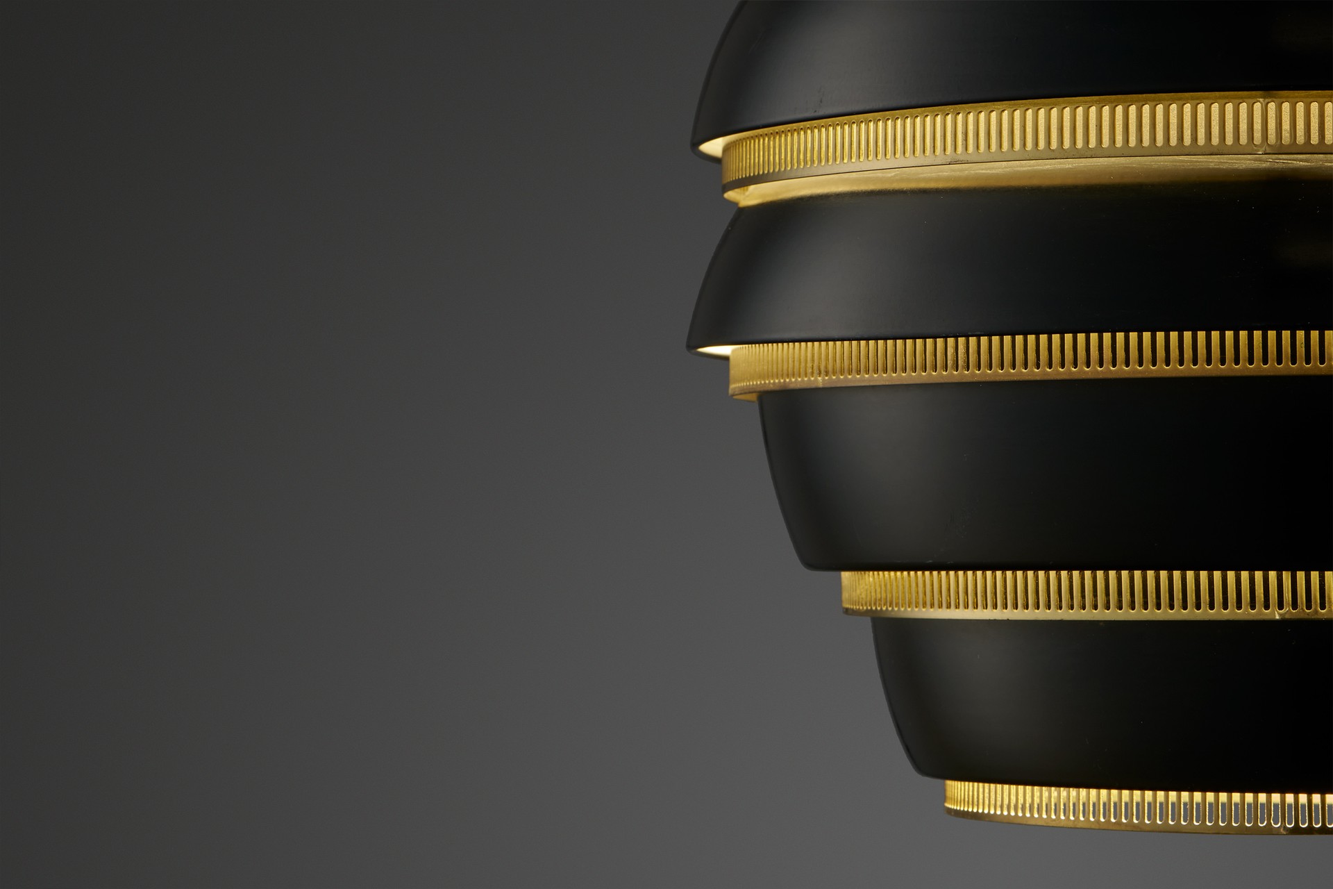 Large "Beehive" Ceiling Lamp, Model no. A 332 image 4