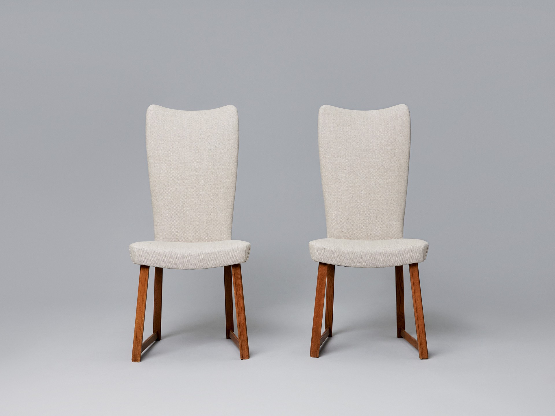 Pair of High Back Chairs image 2