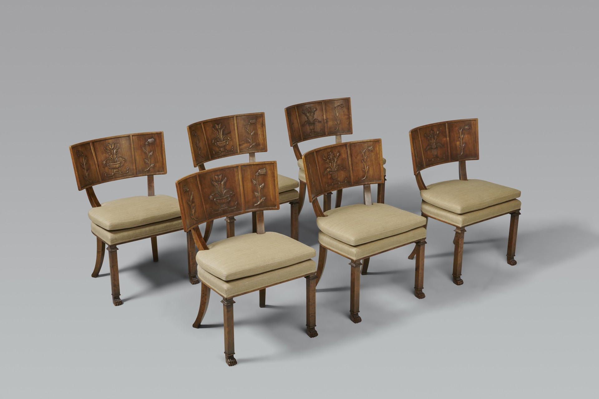 Set of Six 'Caesar' Chairs
