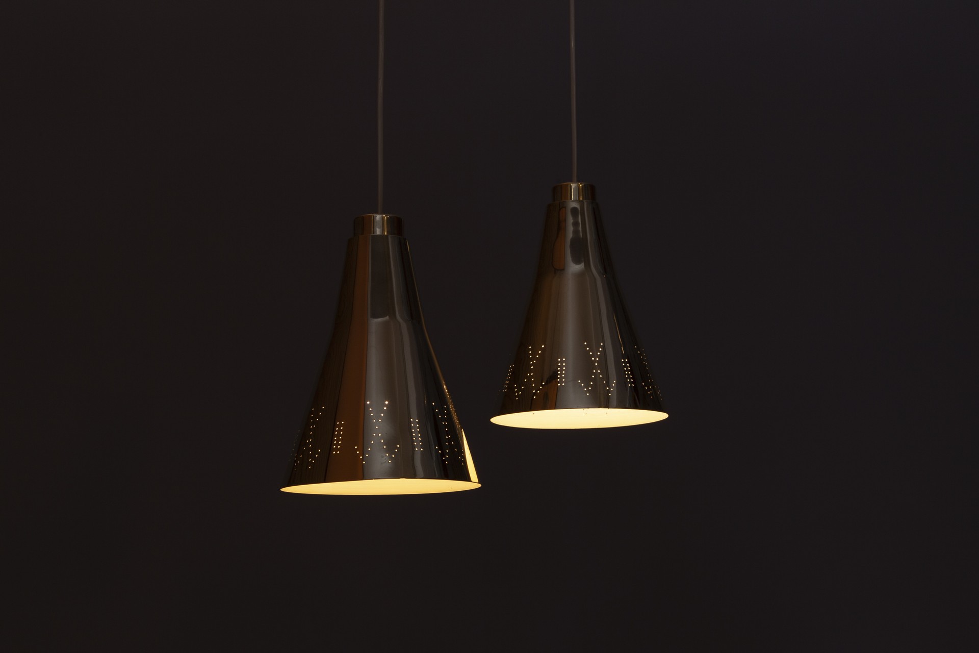 Pair of Ceiling Lamps, model no. 1995 image 3