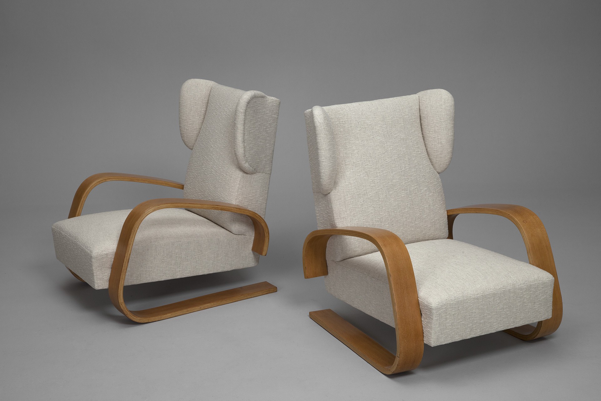 Pair of Wing Armchairs image 3