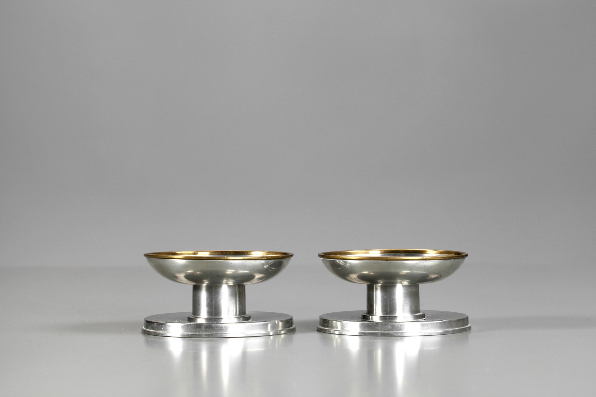 Pair of Pewter Candlesticks image 2