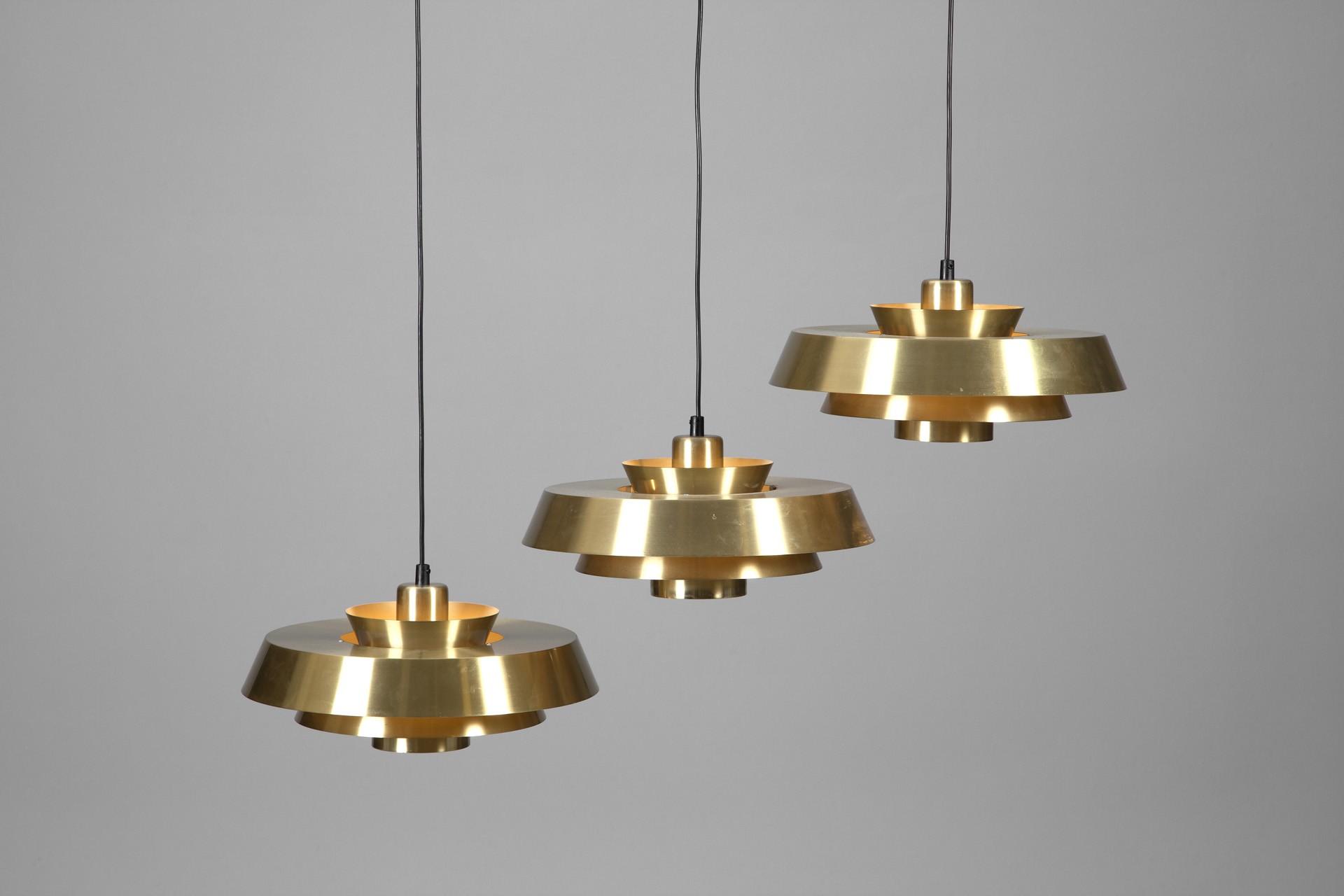 Three 'Nova' Ceiling lamps image 2