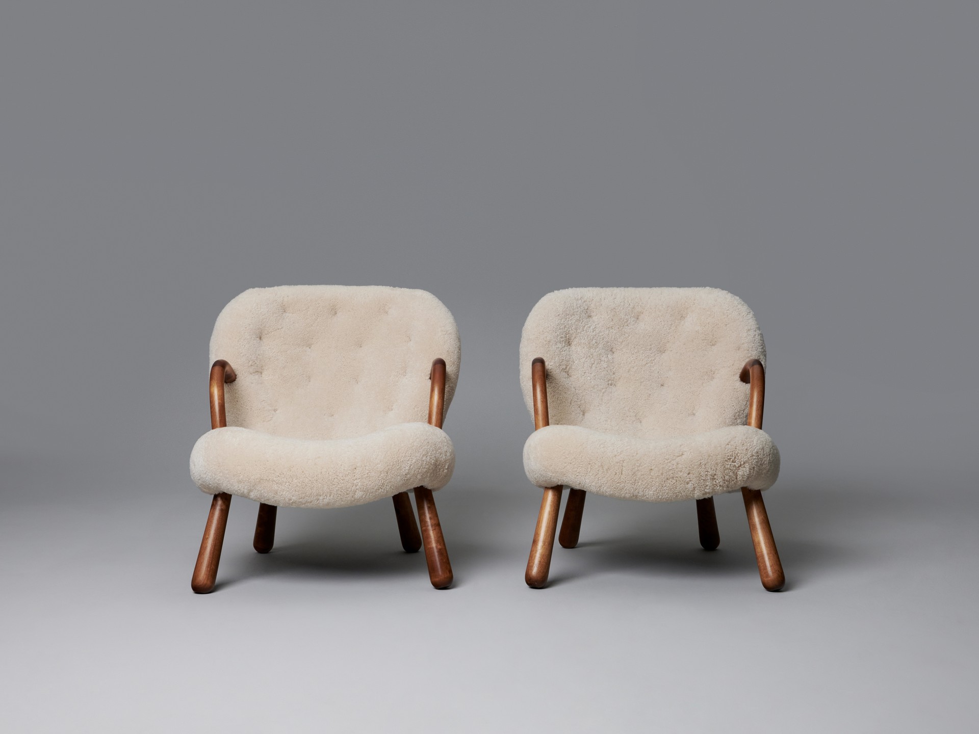 Pair of 'Clam' Armchairs image 2