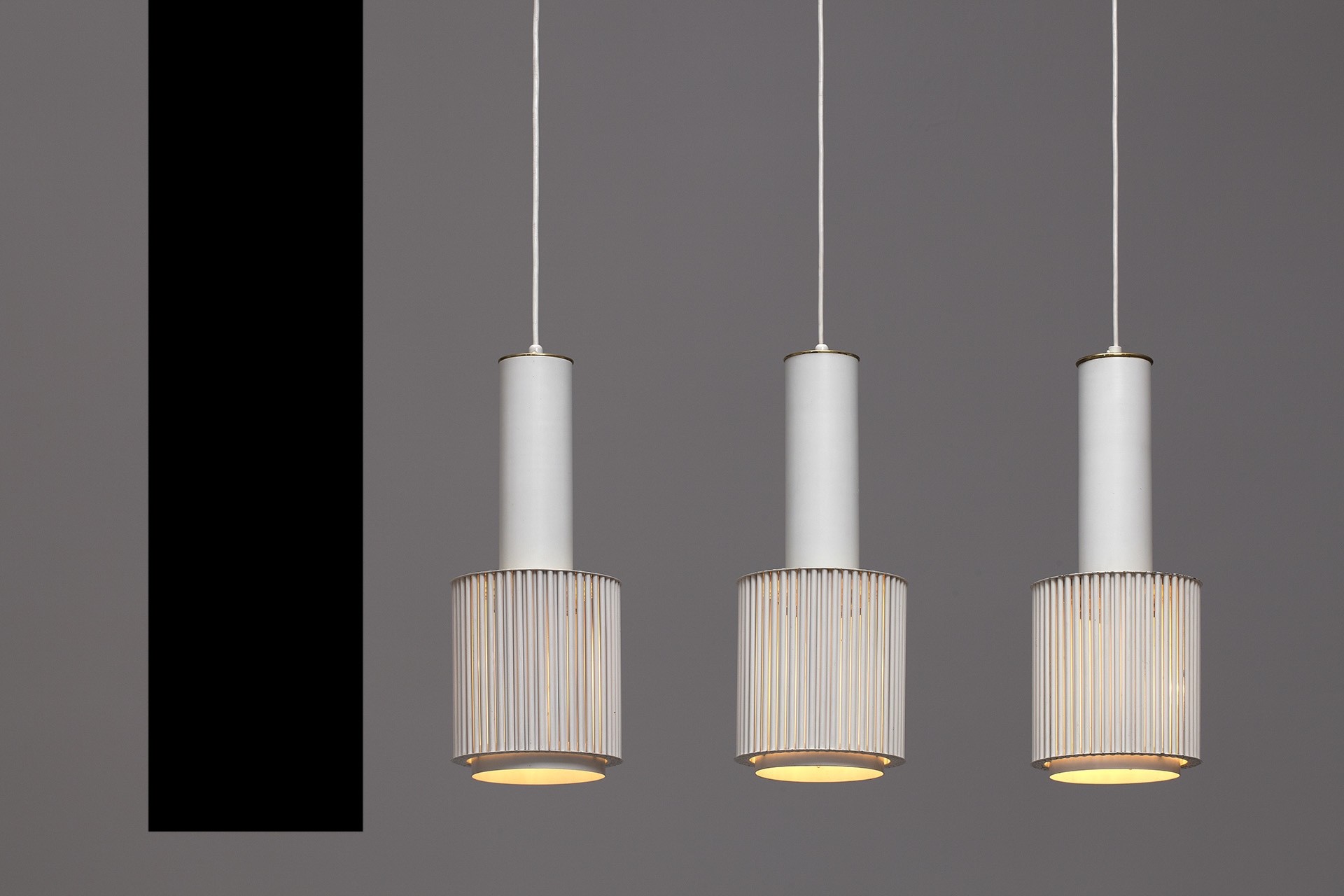 Set of Three A111 Ceiling Lamps