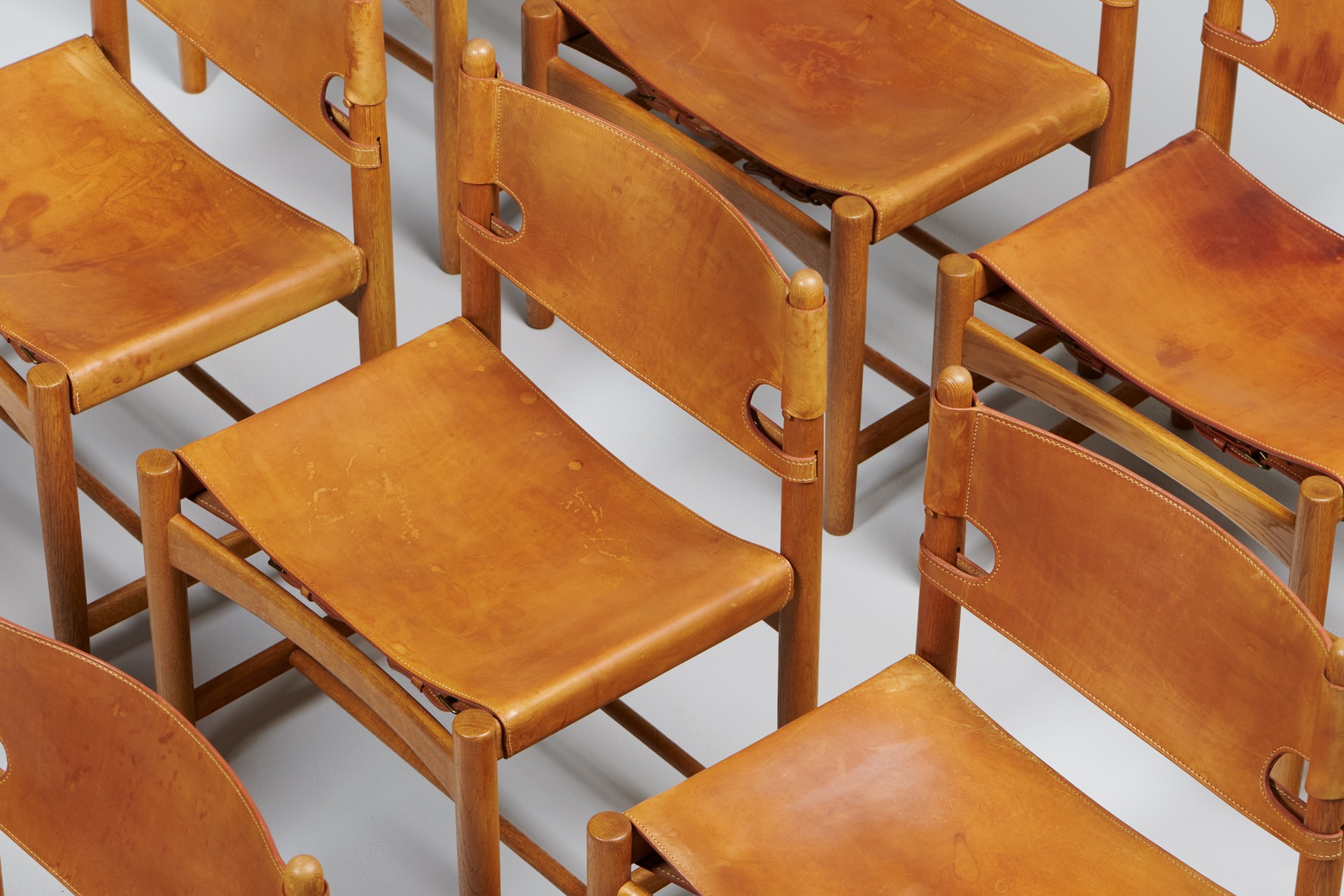 Set of Ten 'Spanish' Dining Chairs image 2