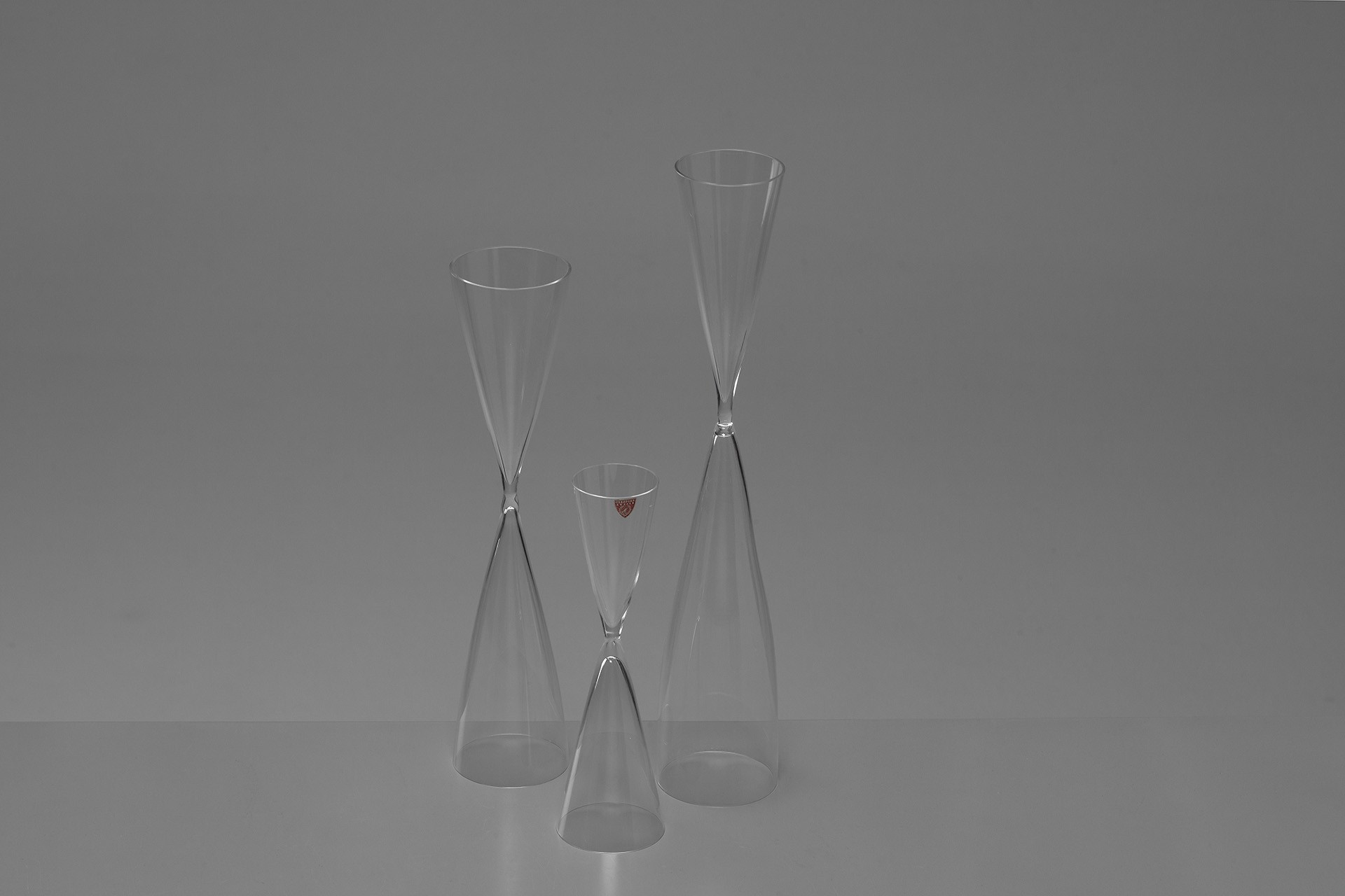 Group of Three 'Hour Glass' Vases image 2