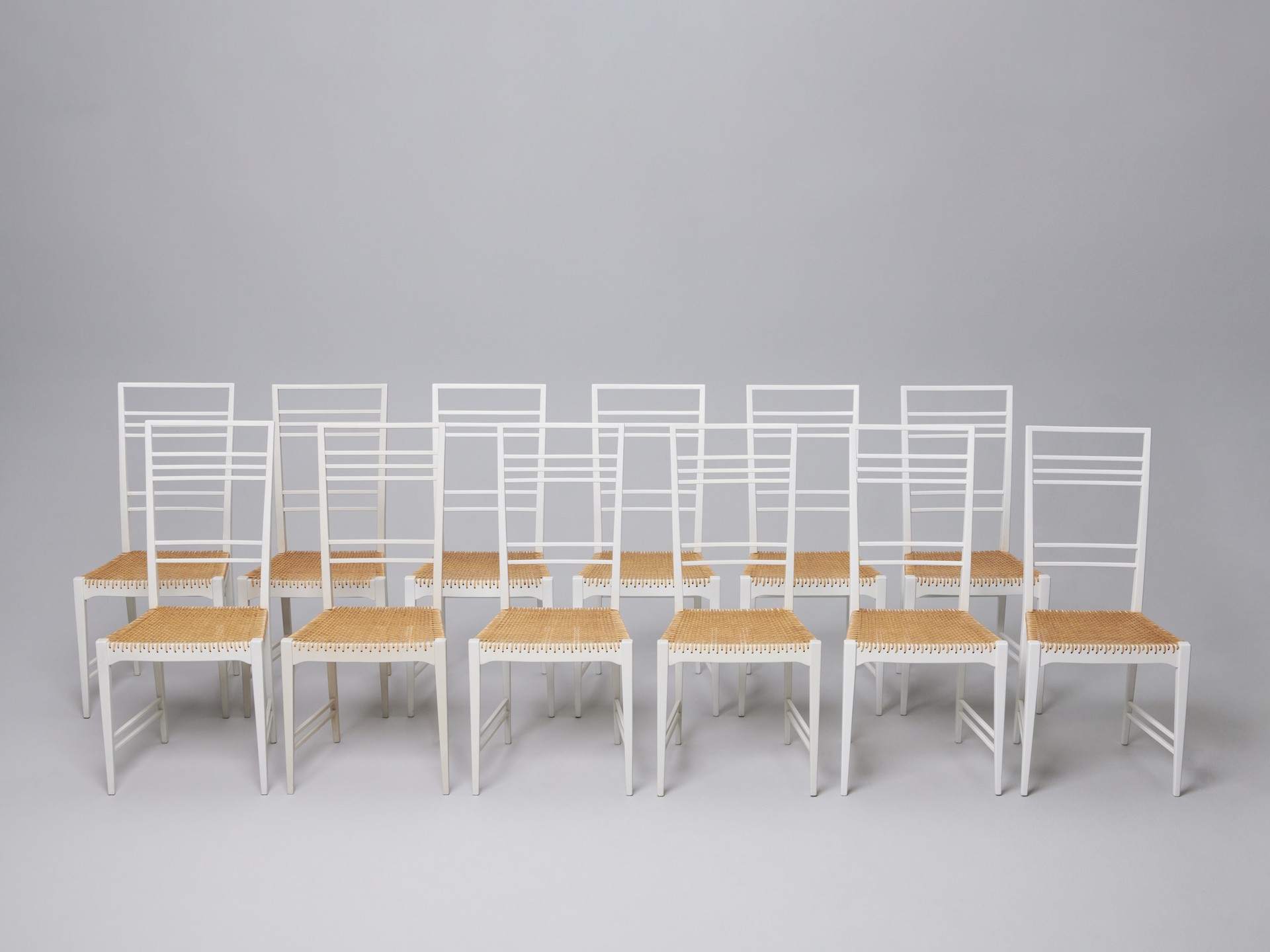 Set of Twelve 'Poem' Chairs