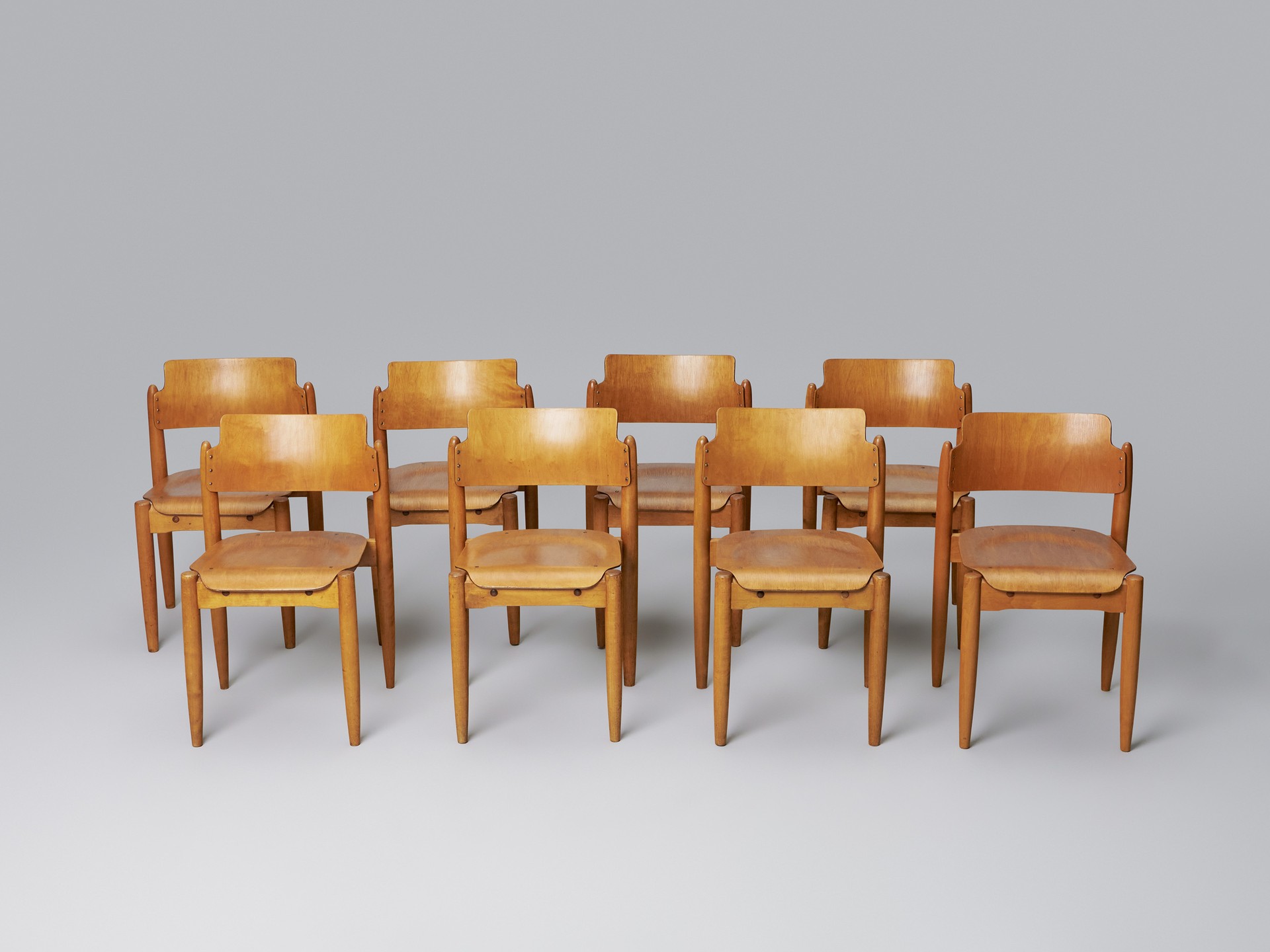 Set of Eight 'Wilman' Dining Chairs