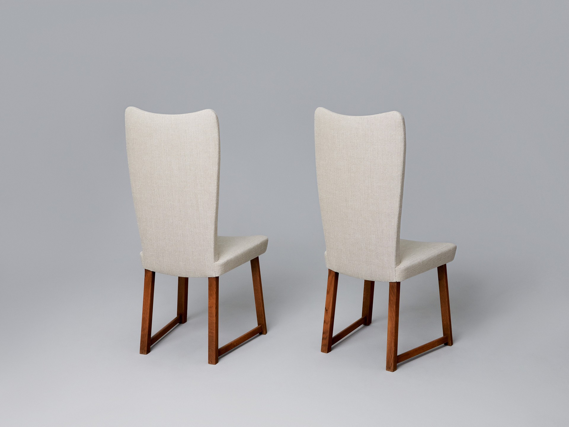 Pair of High Back Chairs image 3