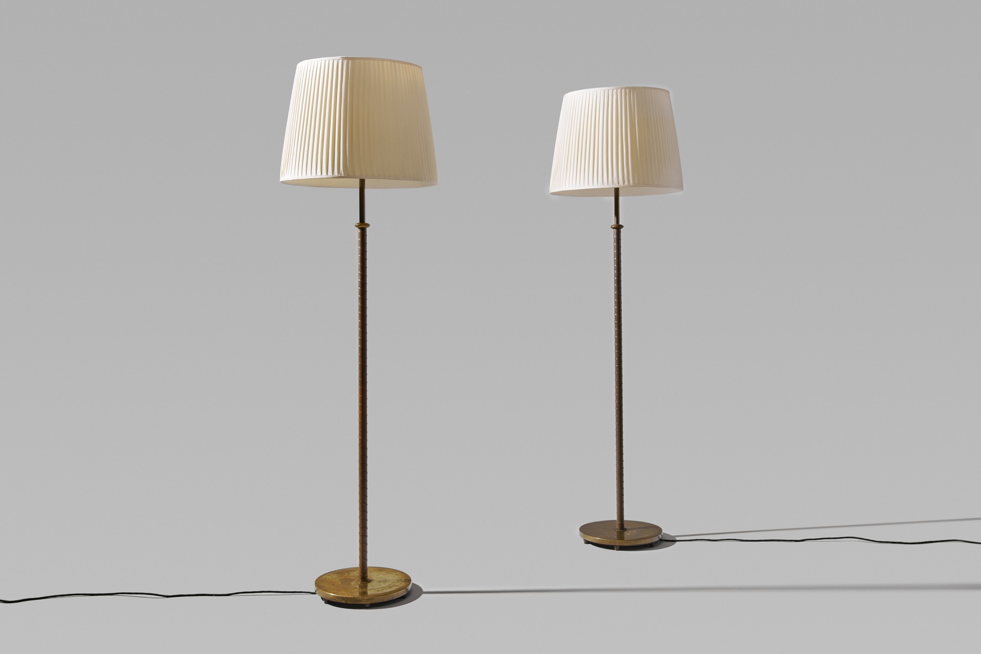 Pair of floor lamps