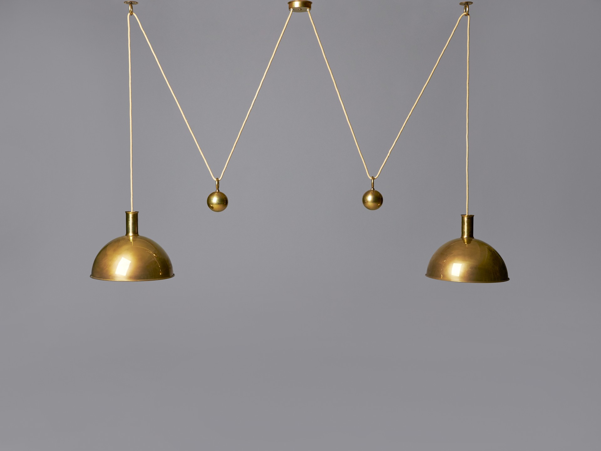 Double Counterweight Adjustable 'Posa' Ceiling Lamp image 2