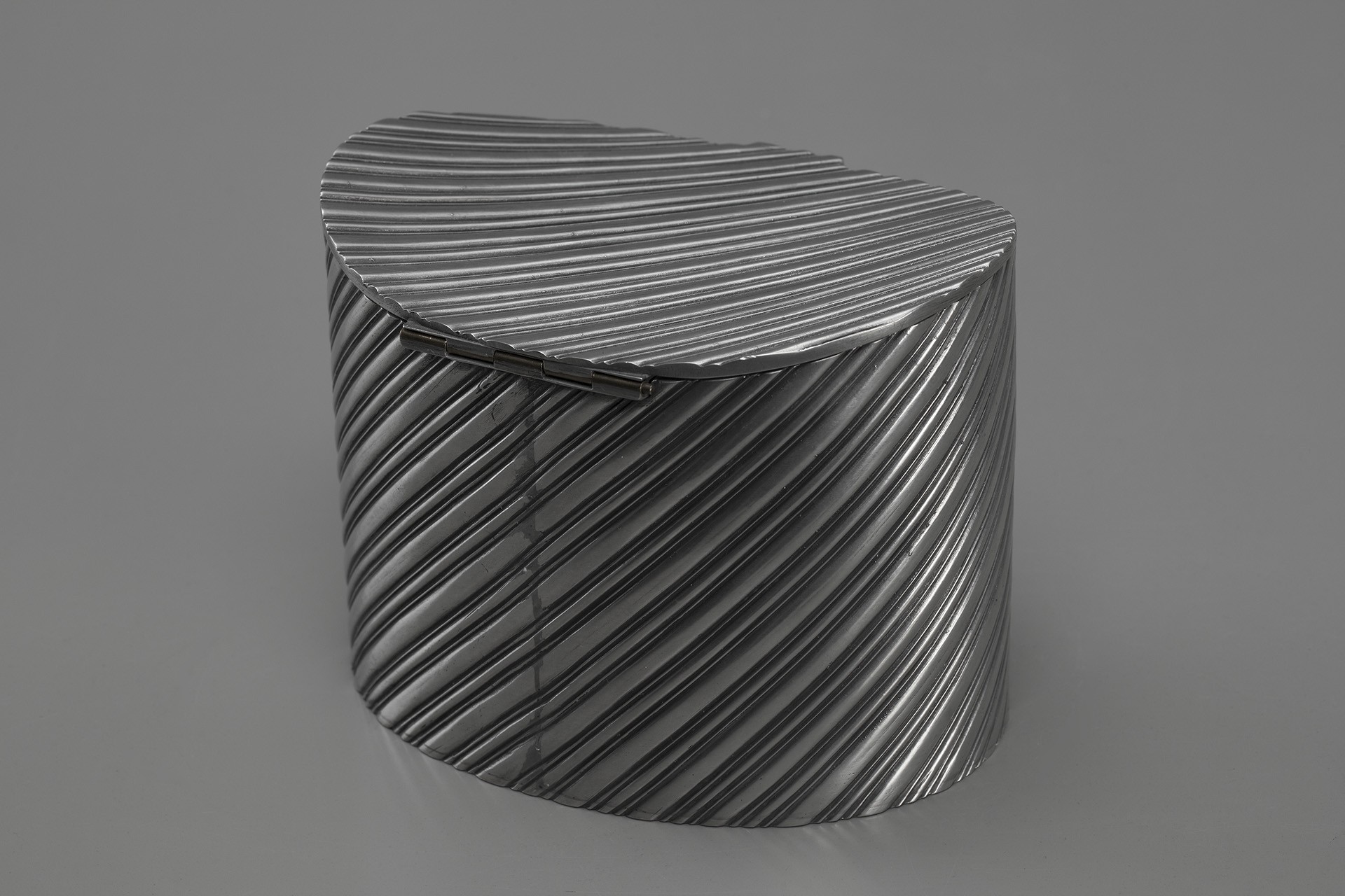 Lidded Pewter Box image 3