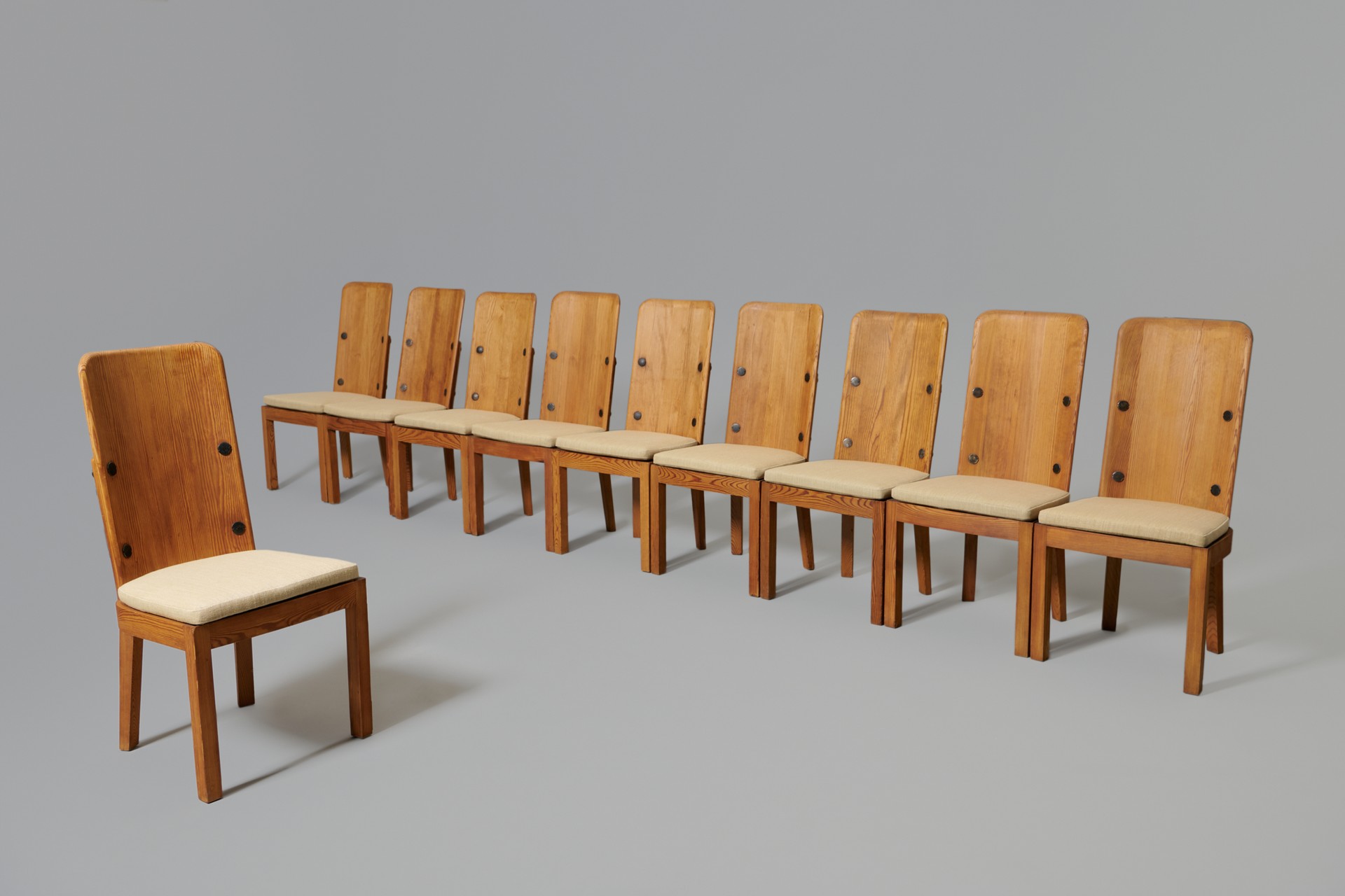 Set of Ten "Lovö" Chairs