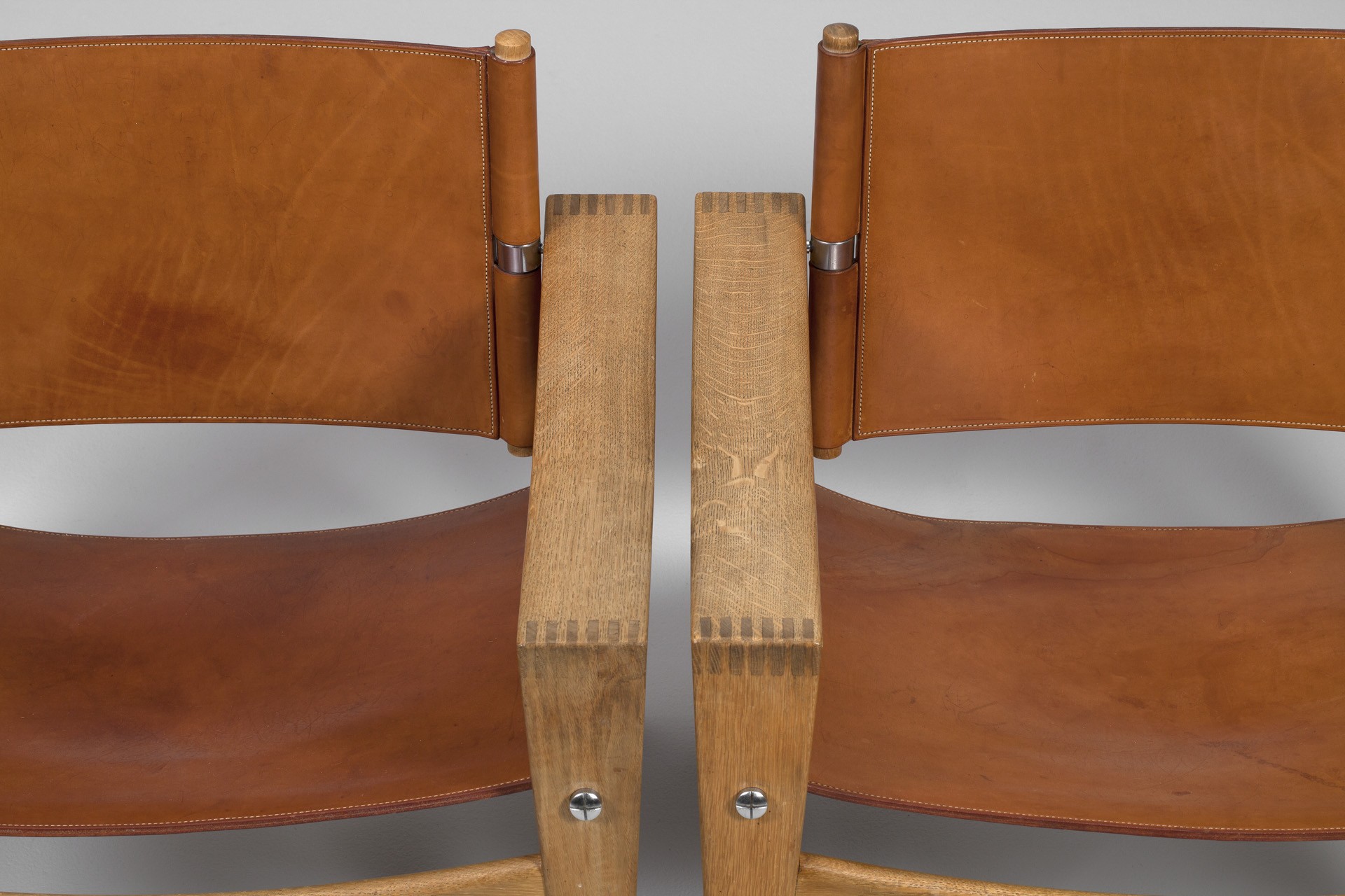 Pair of 'Sawbuck' Chairs image 4