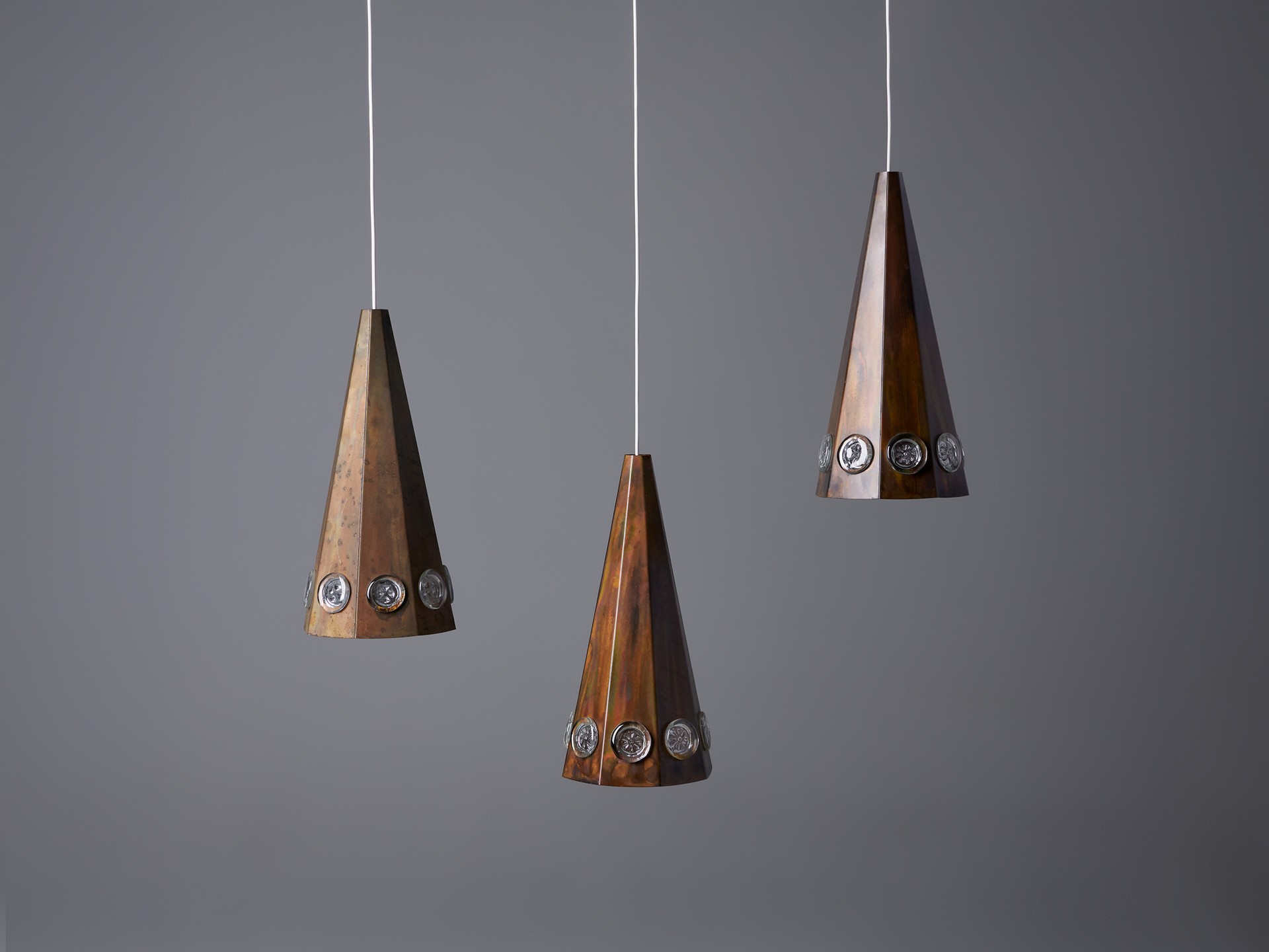Three Ceiling Lamps