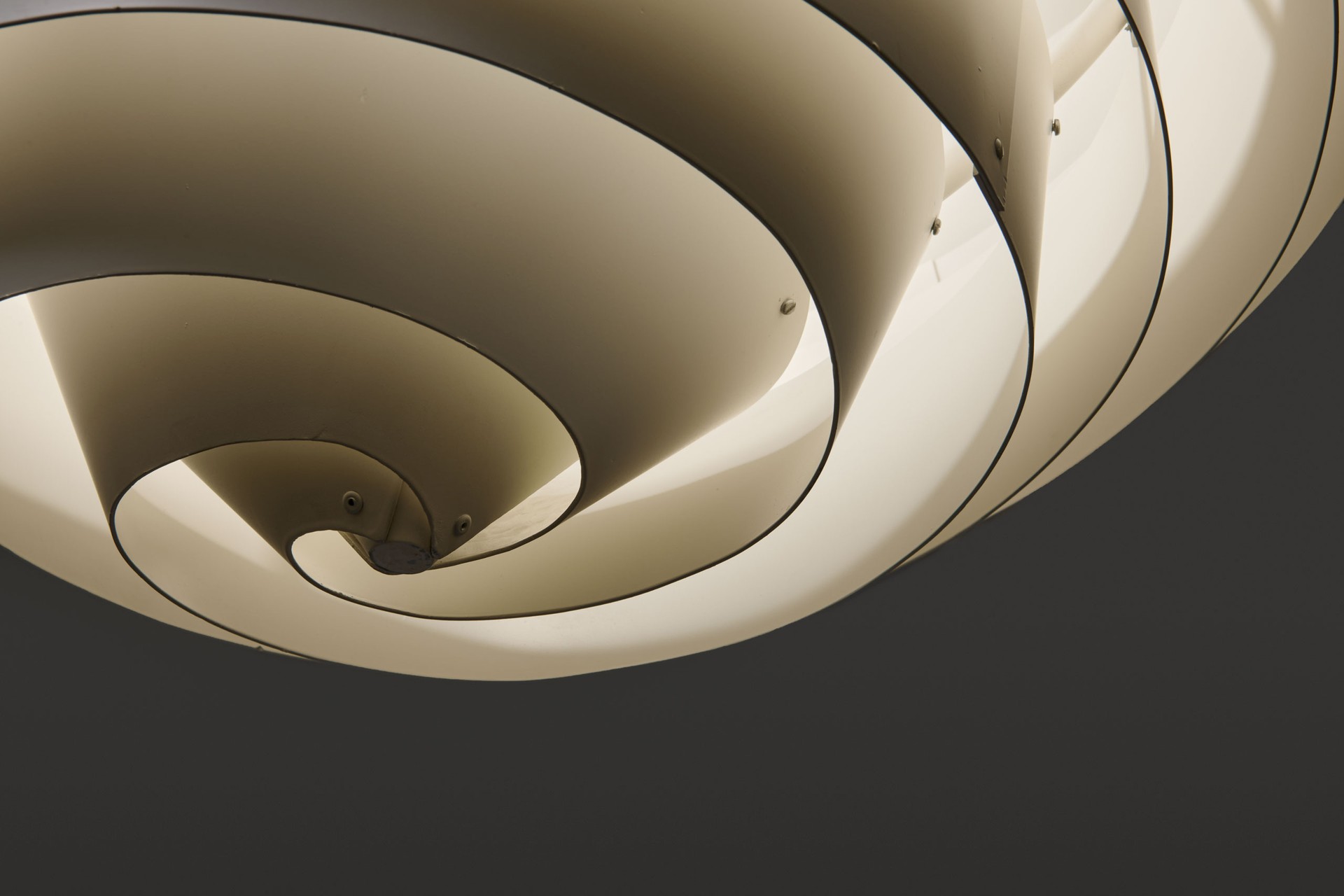Large 'Spiral' Ceiling Lamp image 6