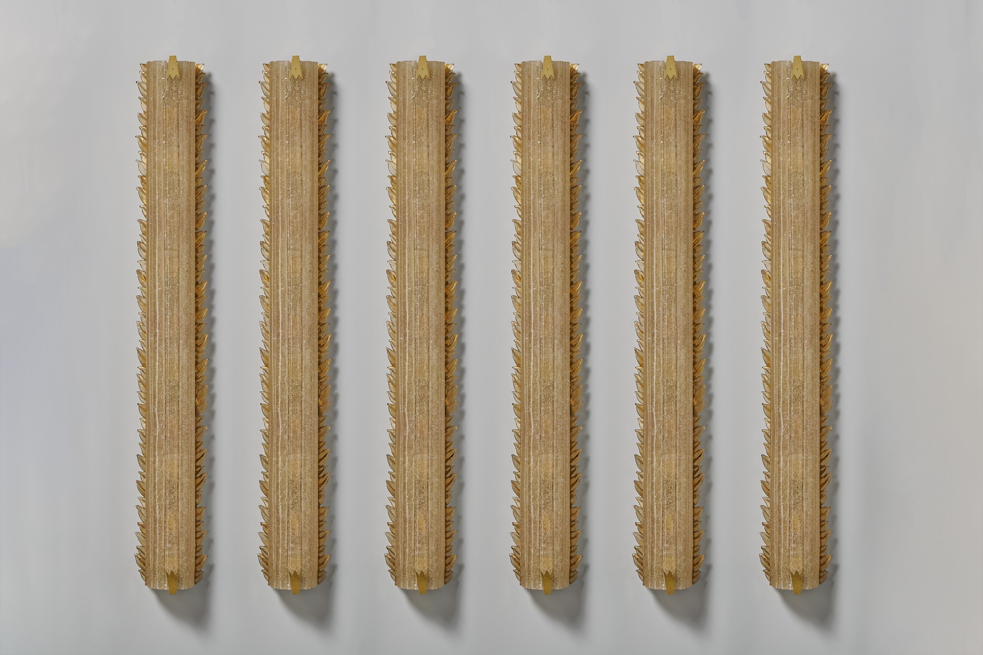 Four Large Wall Lamps