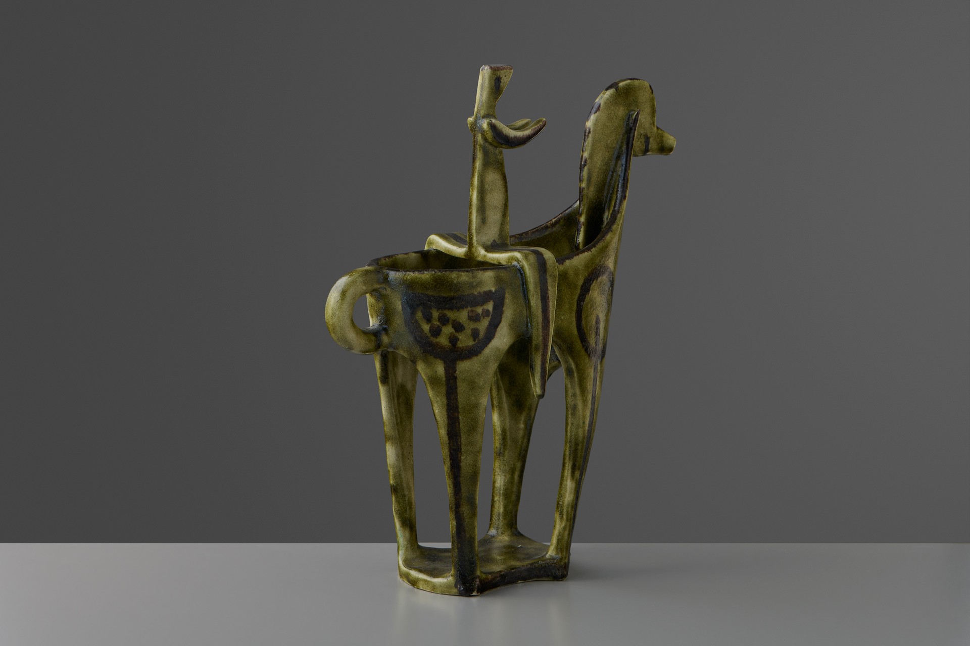 Horse and Rider Sculpture image 3