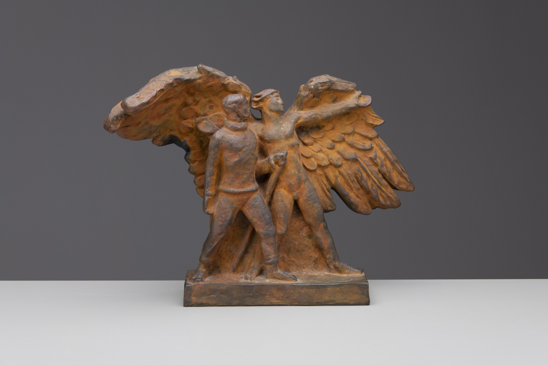 "Man and Her Genius" Sculpture image 2