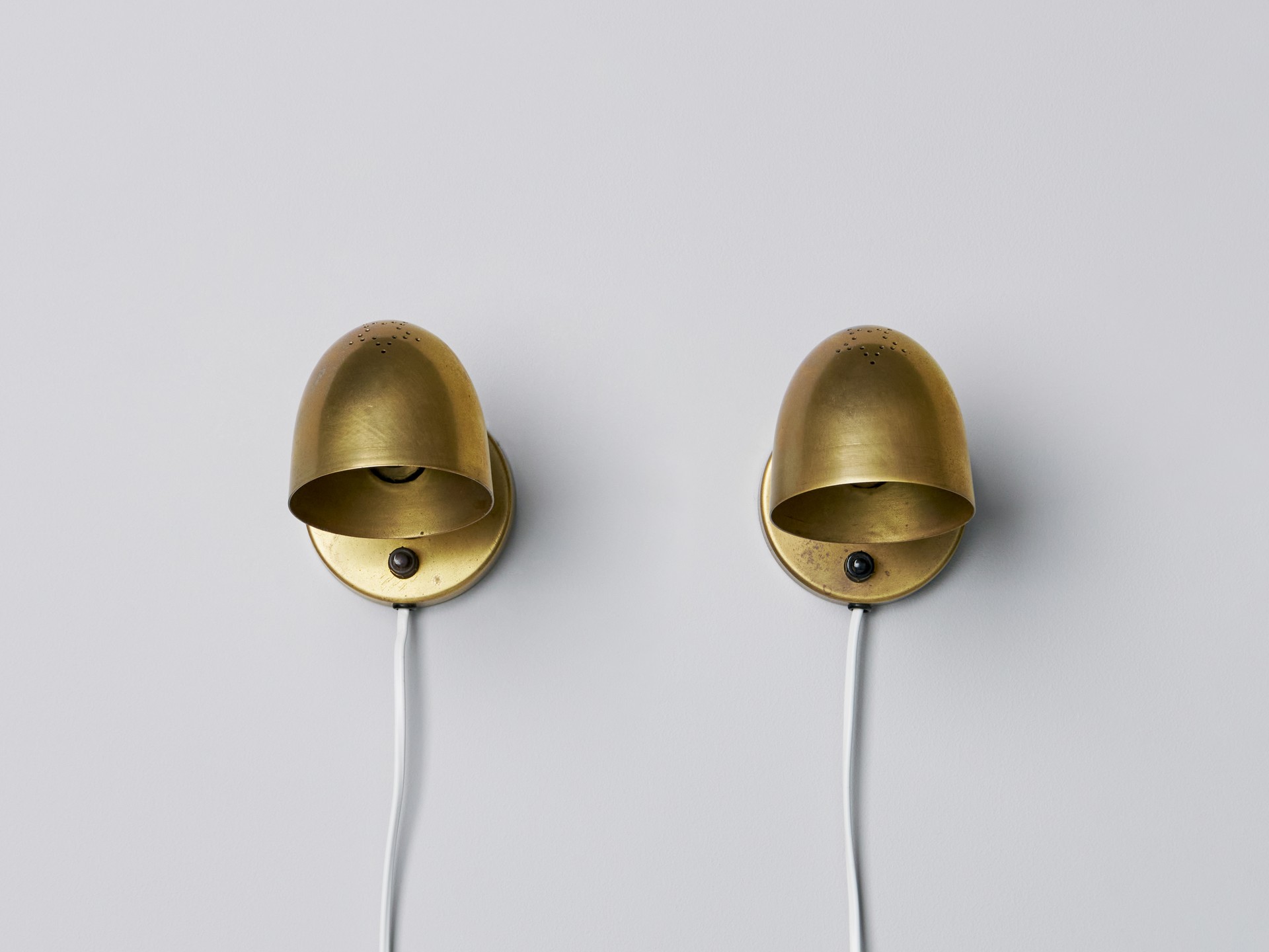 Pair of Small Danish Wall Lamps image 3