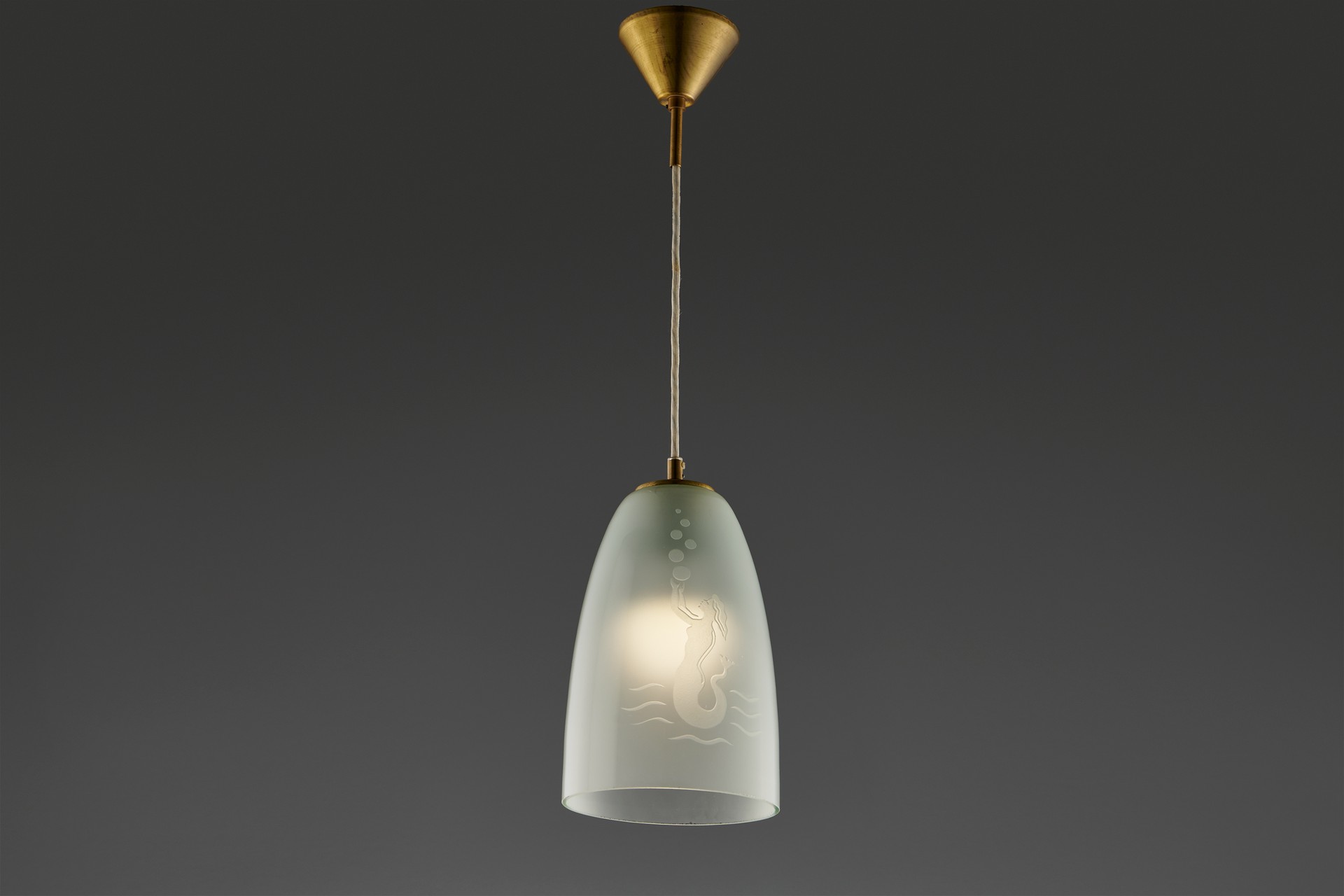 Small Orrefors Ceiling Lamp image 3