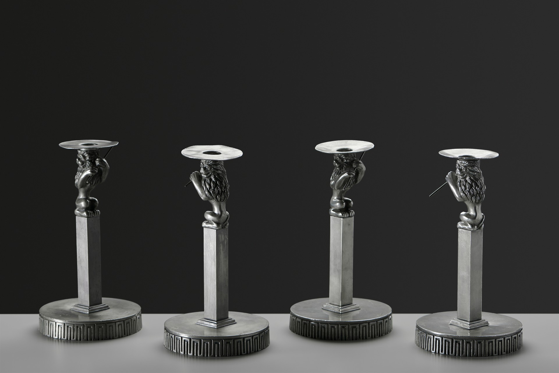 Set of Four Candlesticks