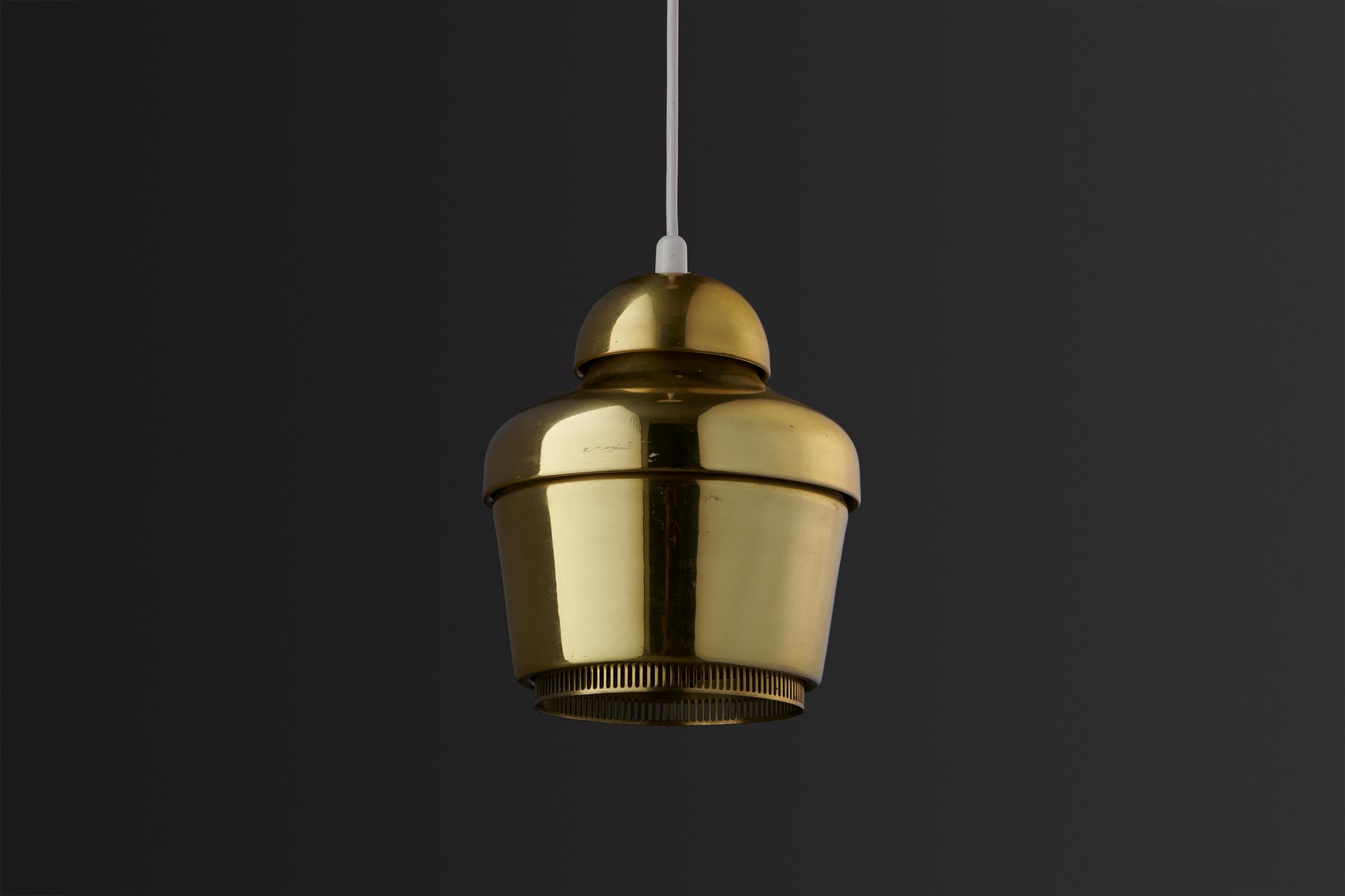 Pair of 'Golden Bell' Ceiling Lamps, Model no. A 330 image 2