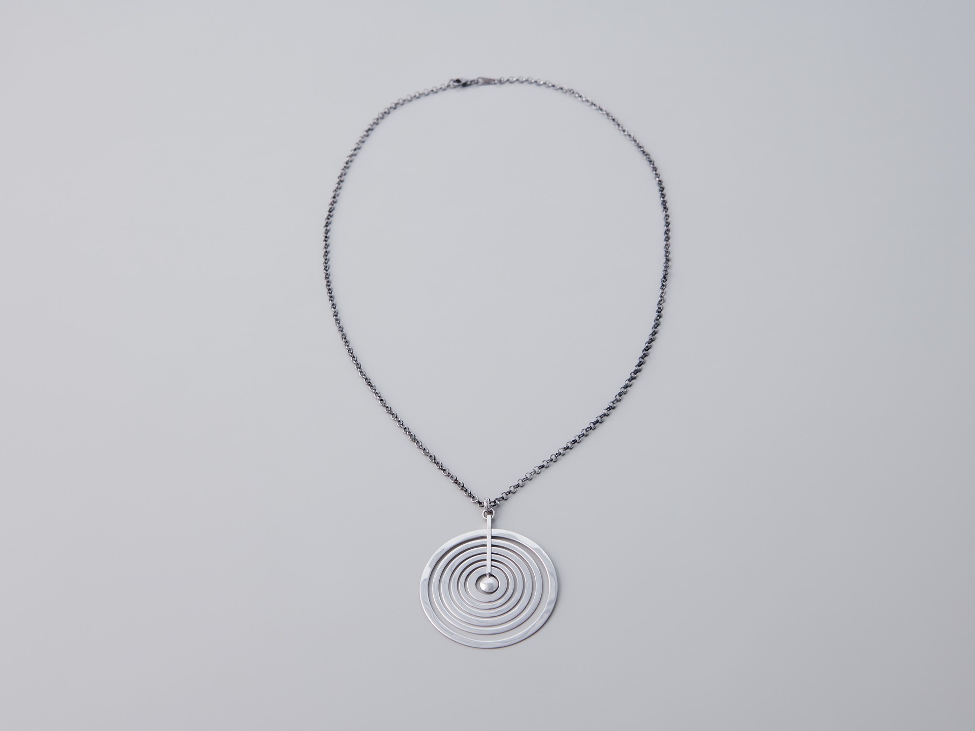 'Silver Moon' Necklace and Earrings image 5