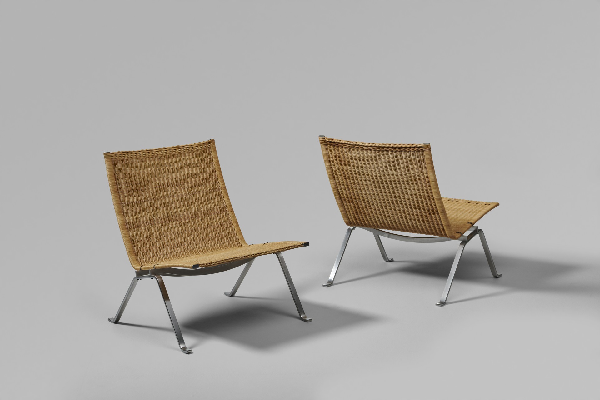 Pair of 'PK-22' Chairs image 2