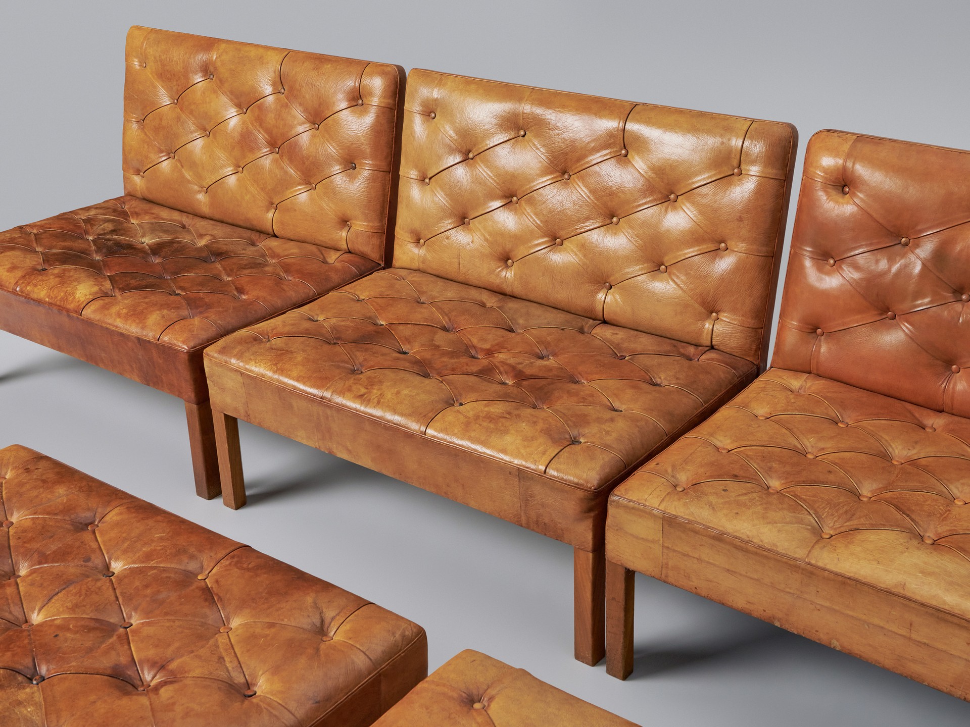 Set of three 'Addition' Sofas and Ottomans image 13