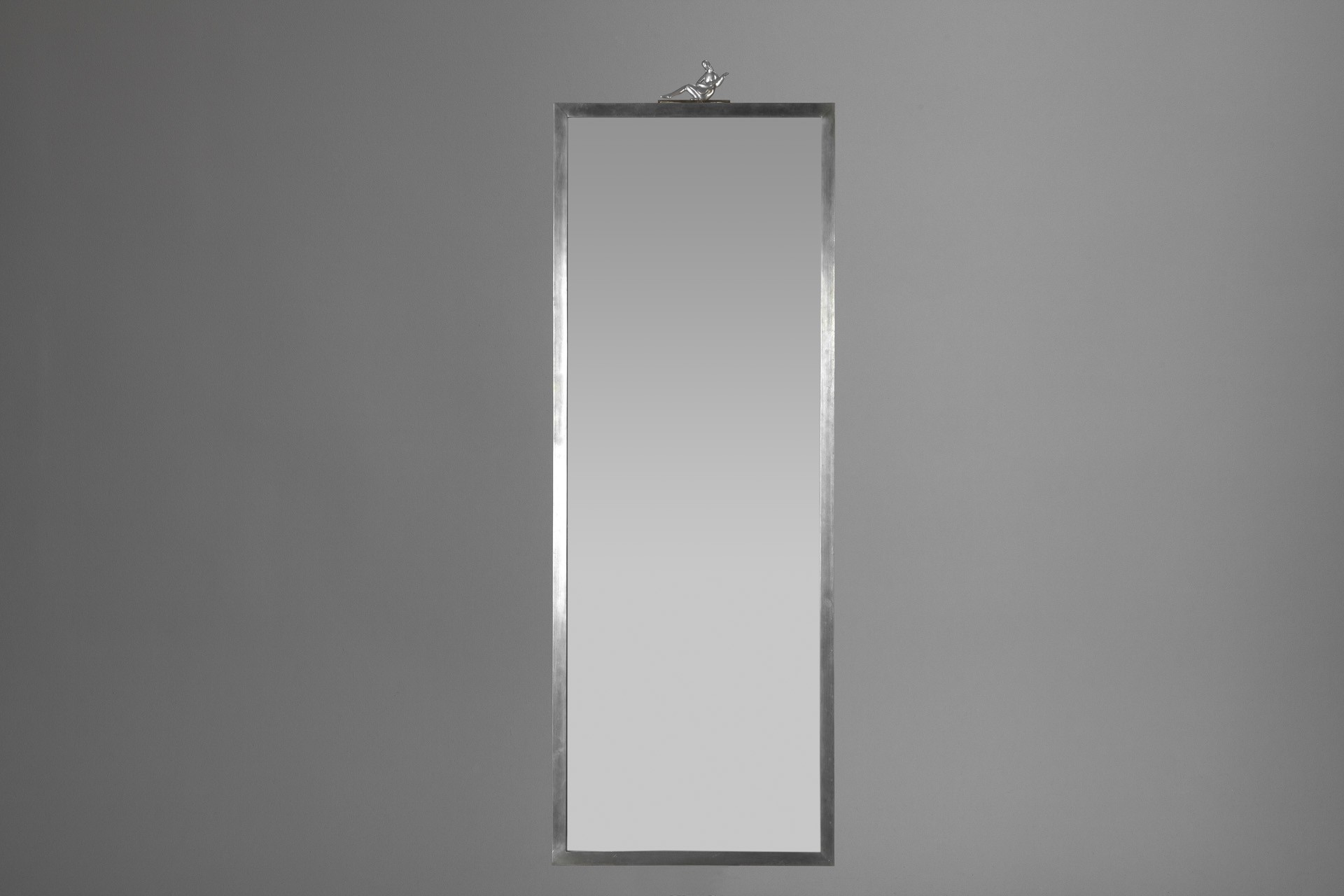 Large Pewter Mirror