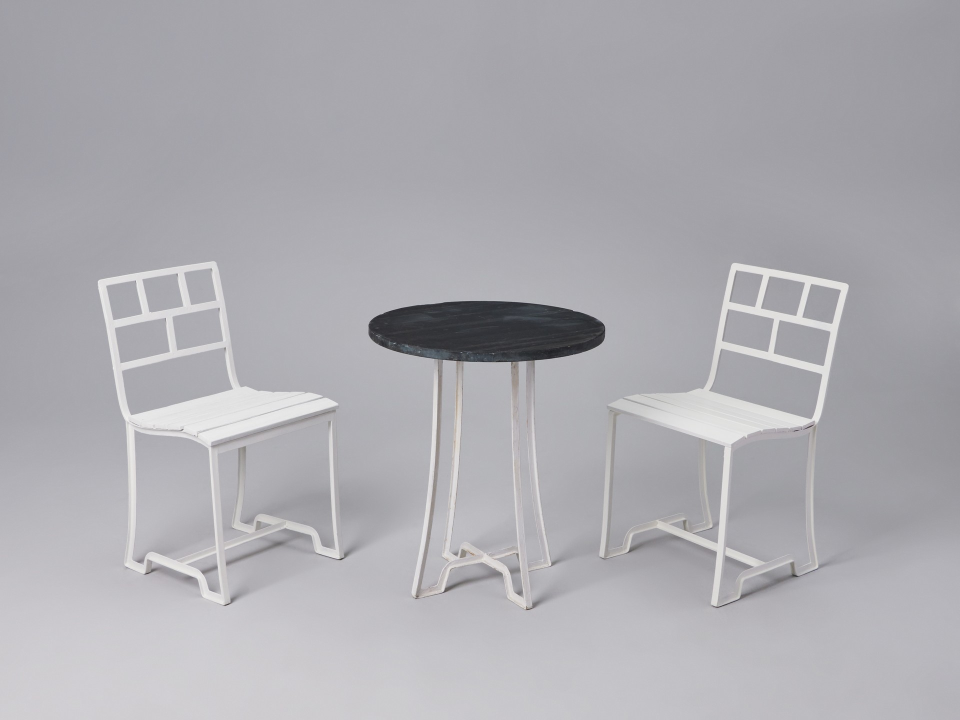 Table and Pair of Chairs