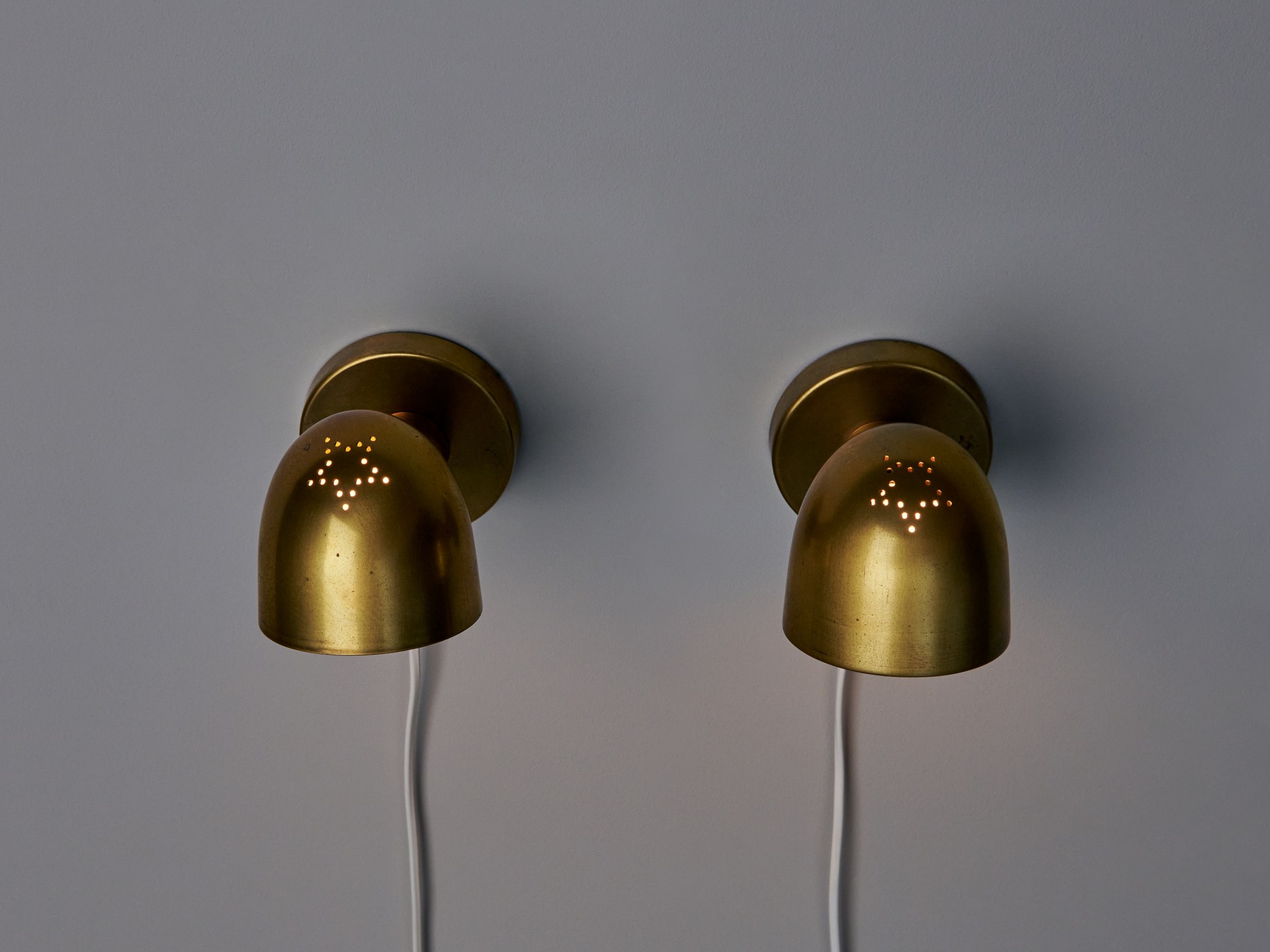 Pair of Small Danish Wall Lamps image 6